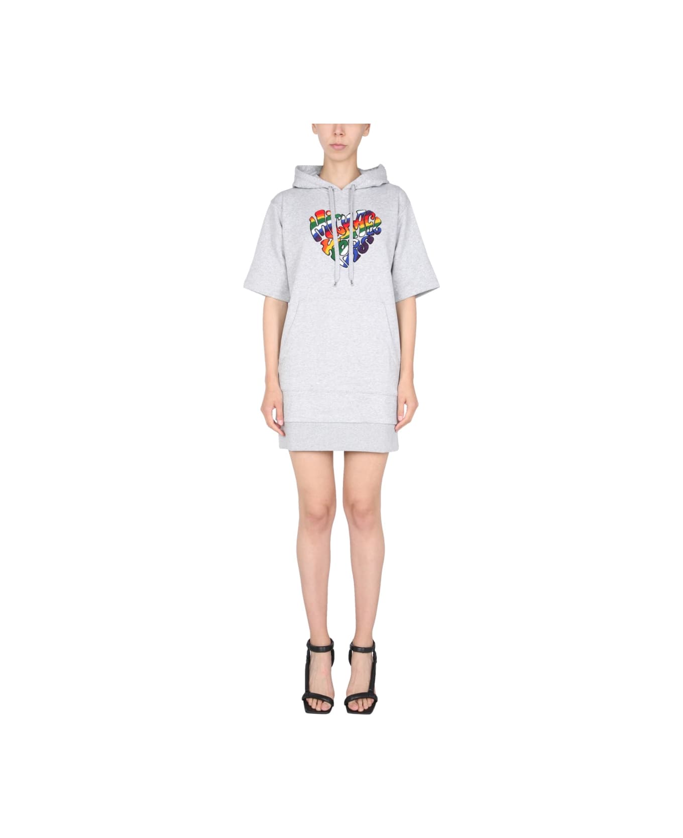 Michael Kors Dress With Pride Heart Logo - GREY ワンピース＆ドレス