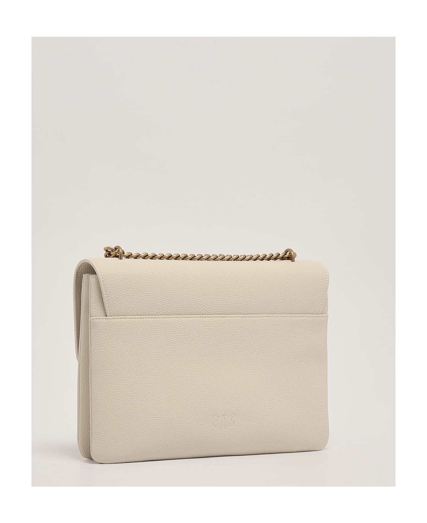 Pinko Love Soft Big Shoulder Bag - BIANCO