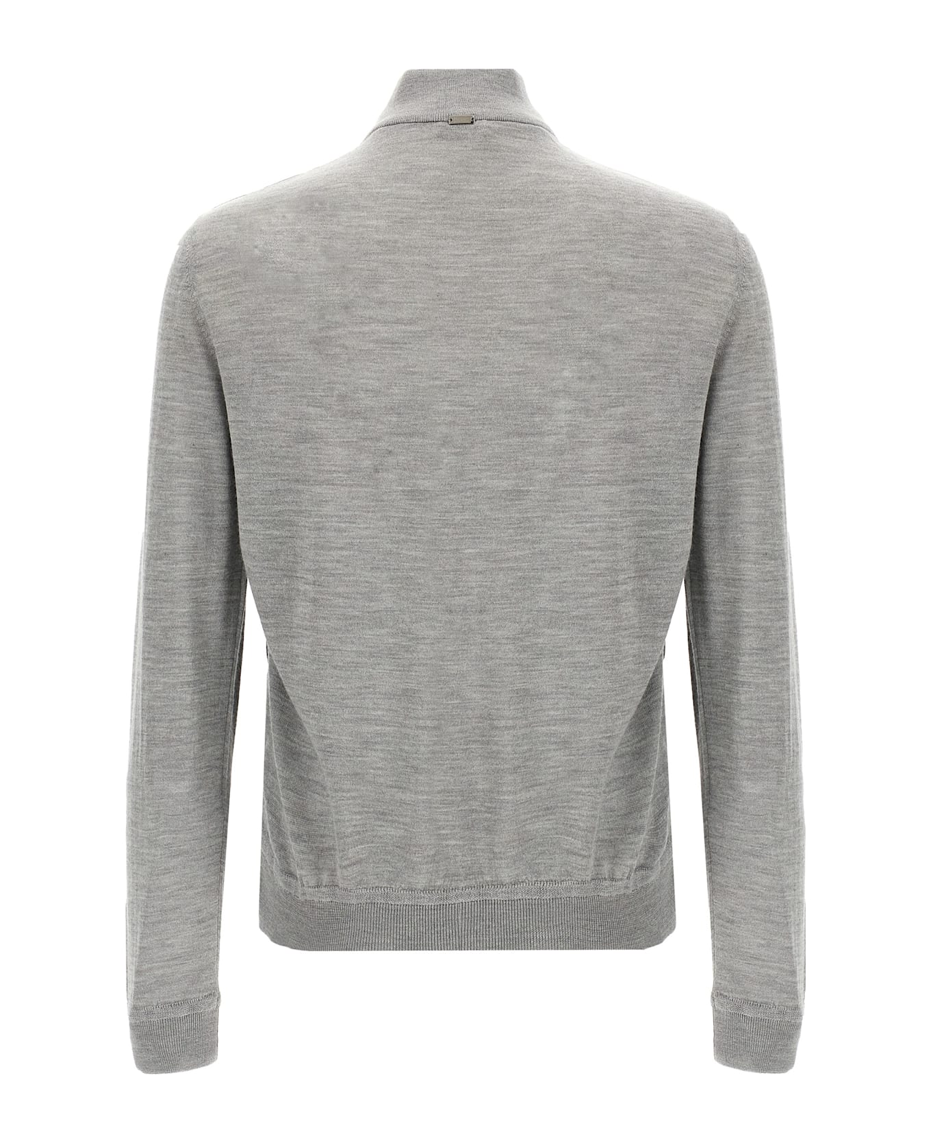 Herno Two-material Cardigan - Gray