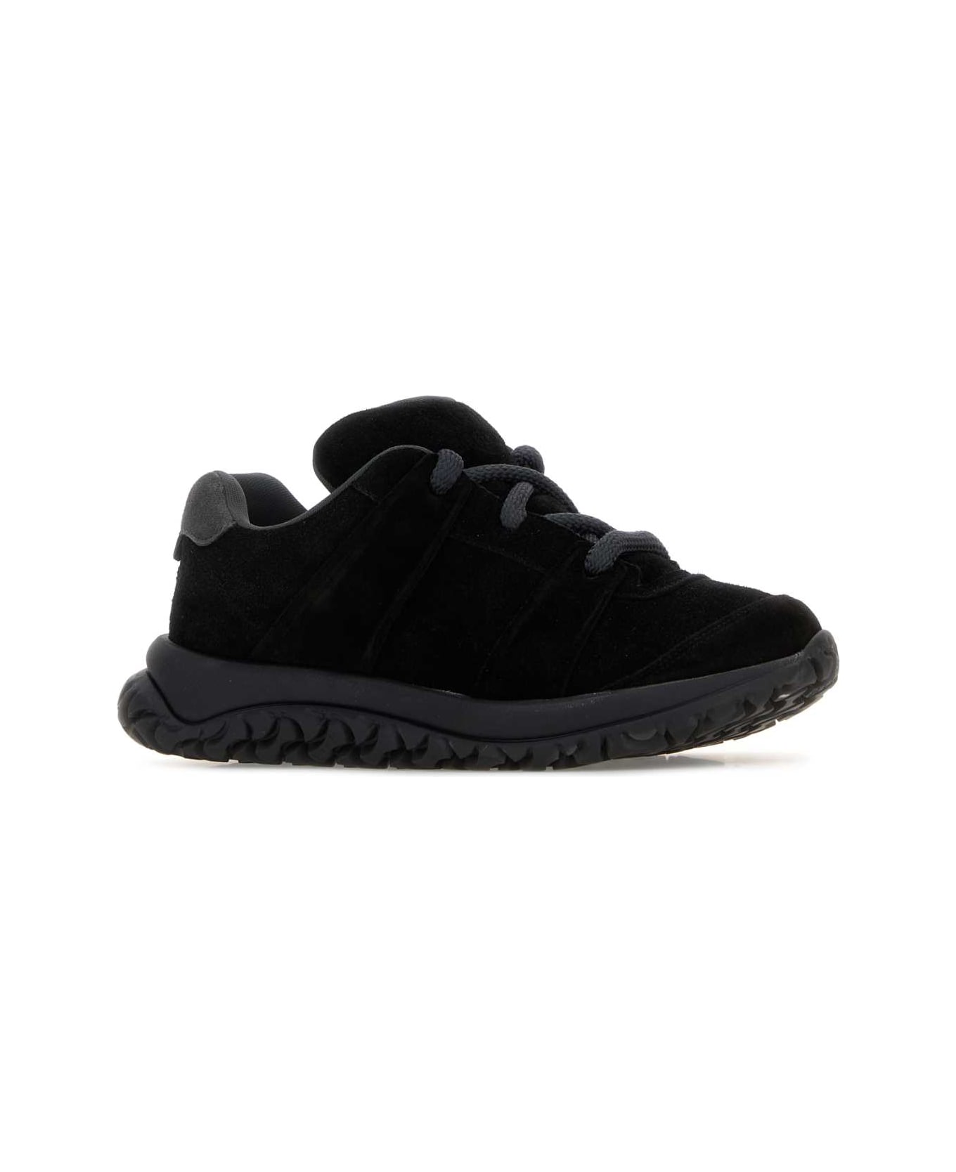 Birkenstock Black Suede Goerlitz Sneakers - BLACK