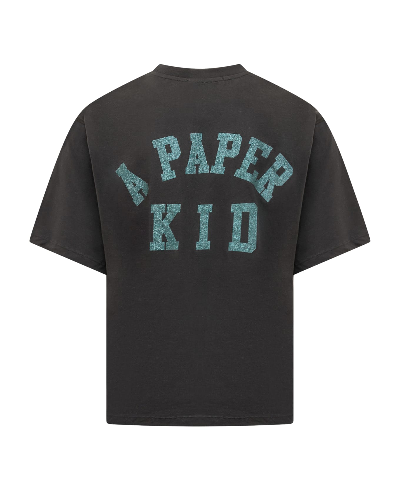 A Paper Kid Crewneck T-shirt - Nero