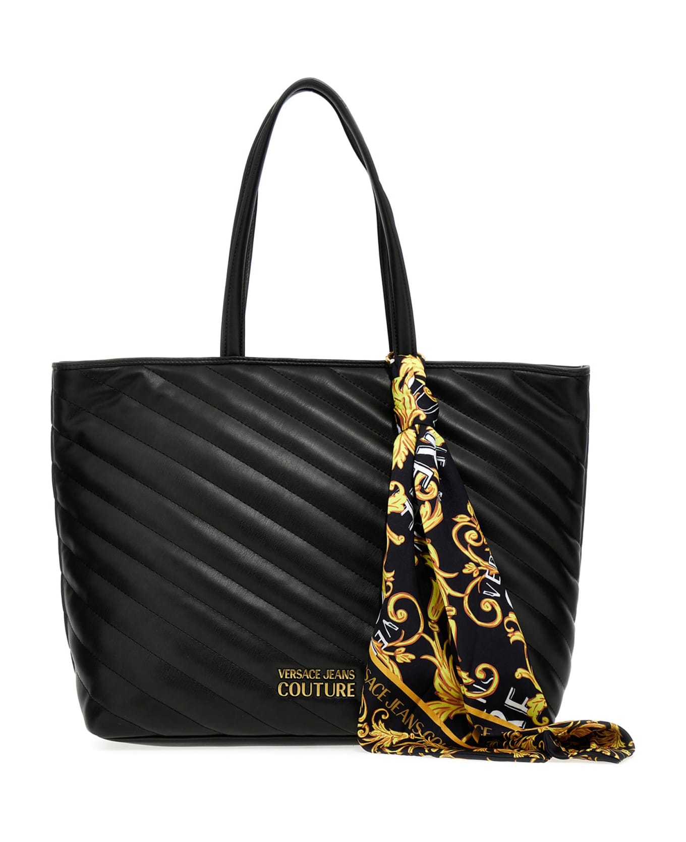 Versace Jeans Couture 'thelma' Shopping Bag - Black  