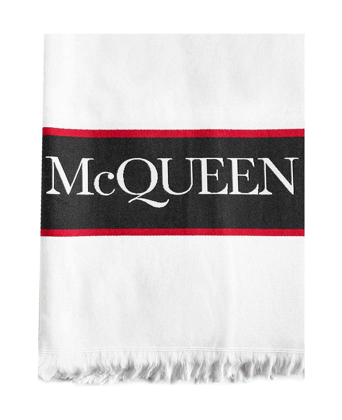 Alexander McQueen Logo Printed Beach Towel タオル