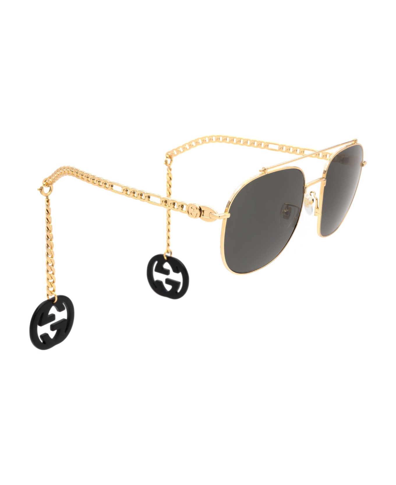 Gucci Gucci Gg0727s Gold Sunglasses - 1