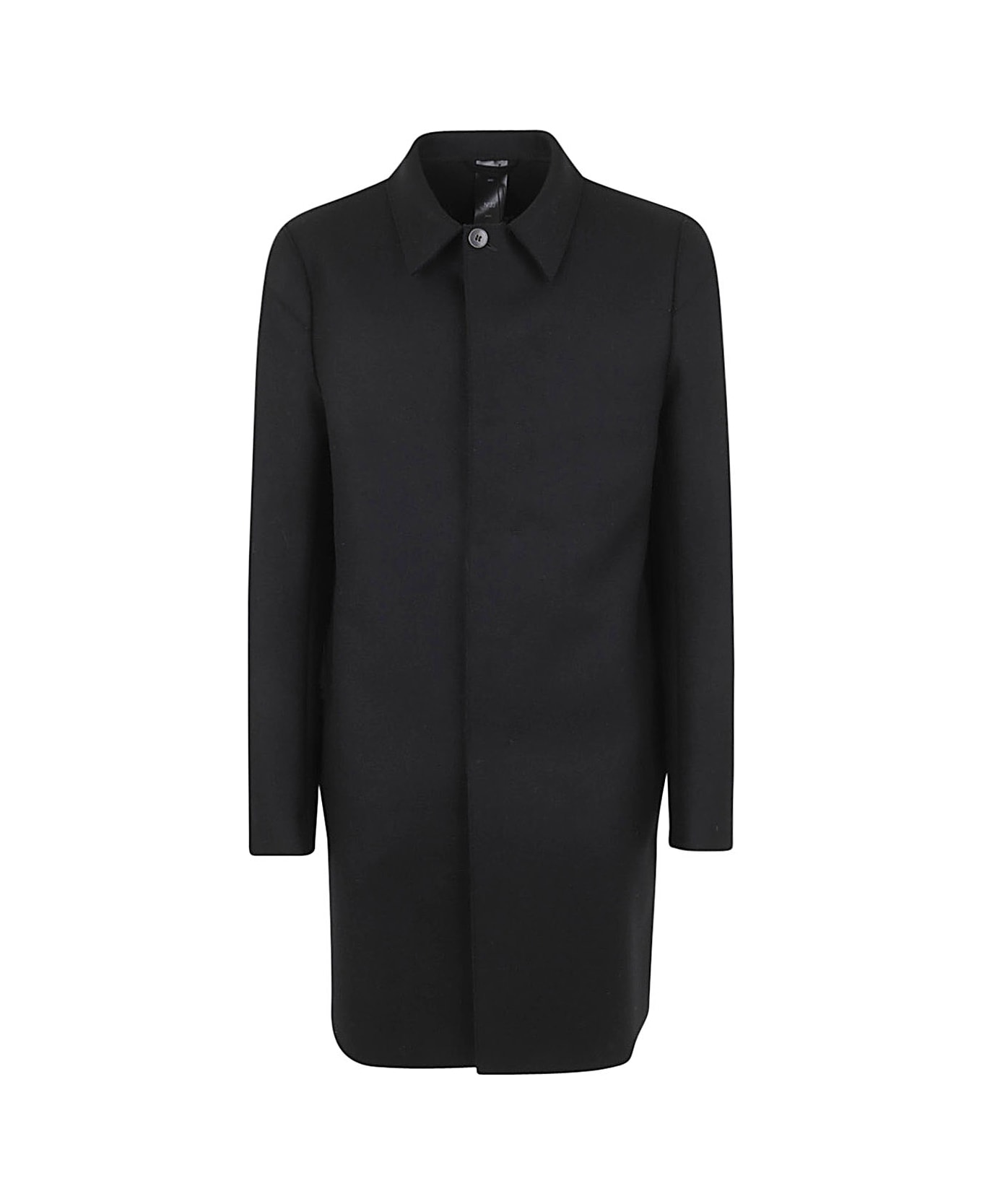 Sapio Panno Short Coat - Black