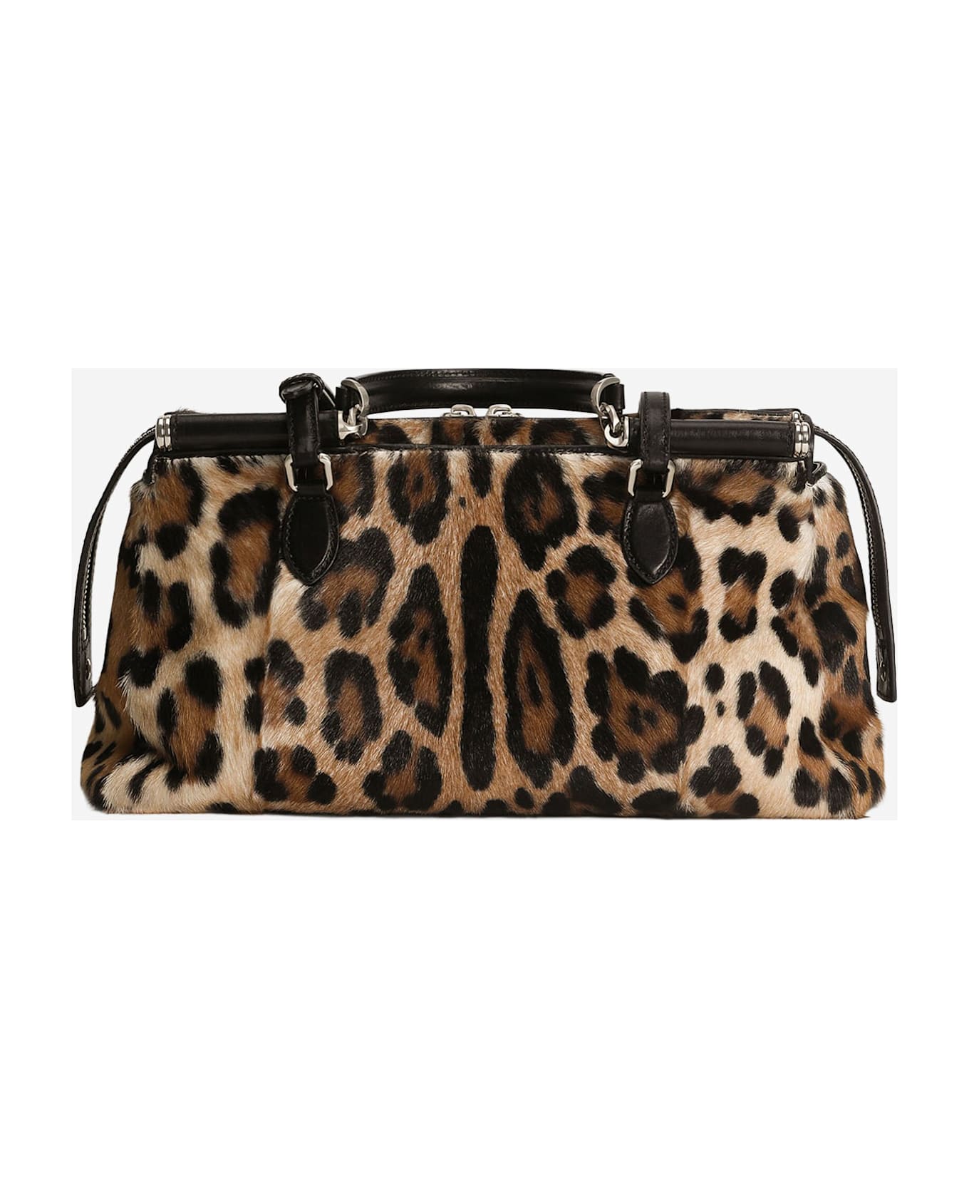 Dolce 
Gabbana Vittoria Pony Skin Bag - Brown