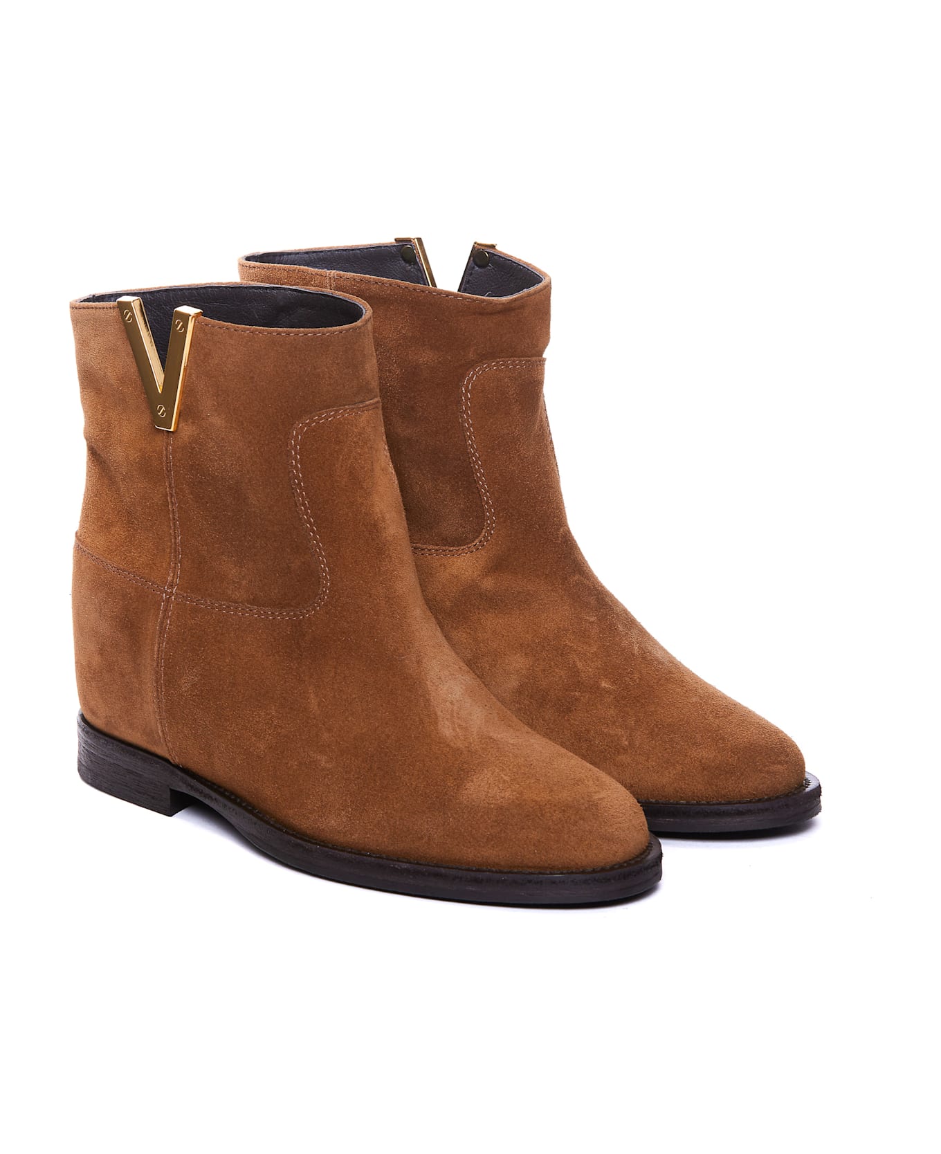 Via Roma 15 Booties - Brown