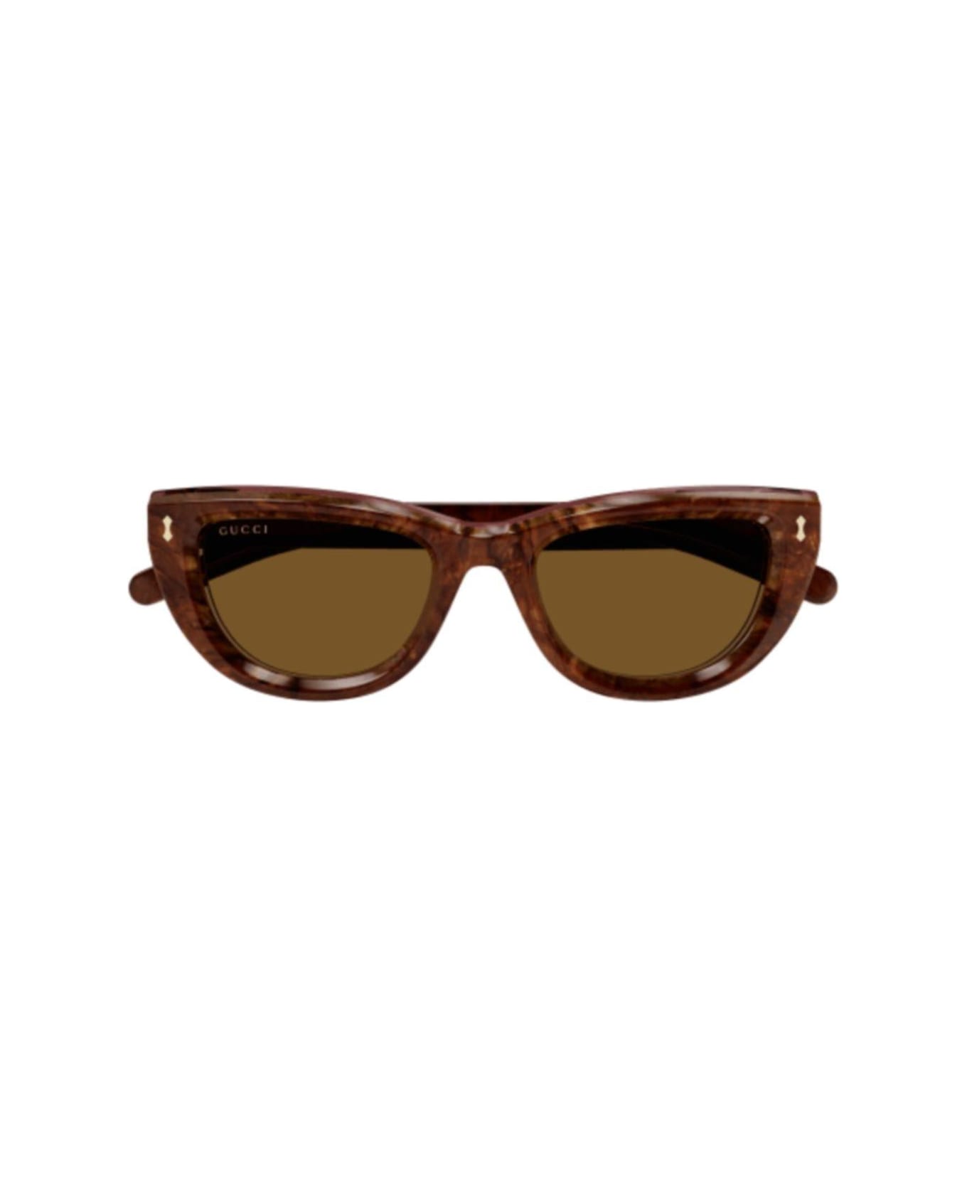 Gucci Eyewear Cat-eye Sunglasses - 003 pink pink brown