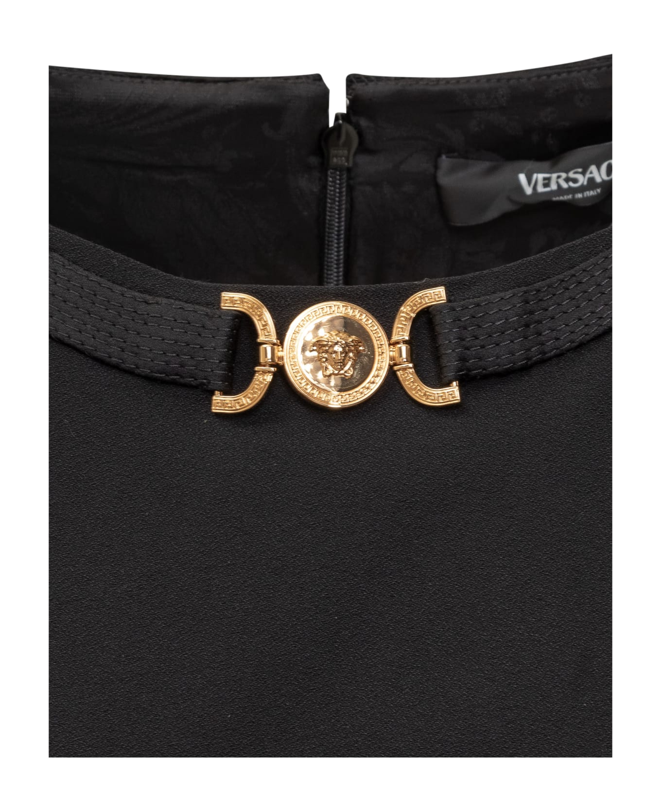 Versace Dress With Medusa '95 - BLACK