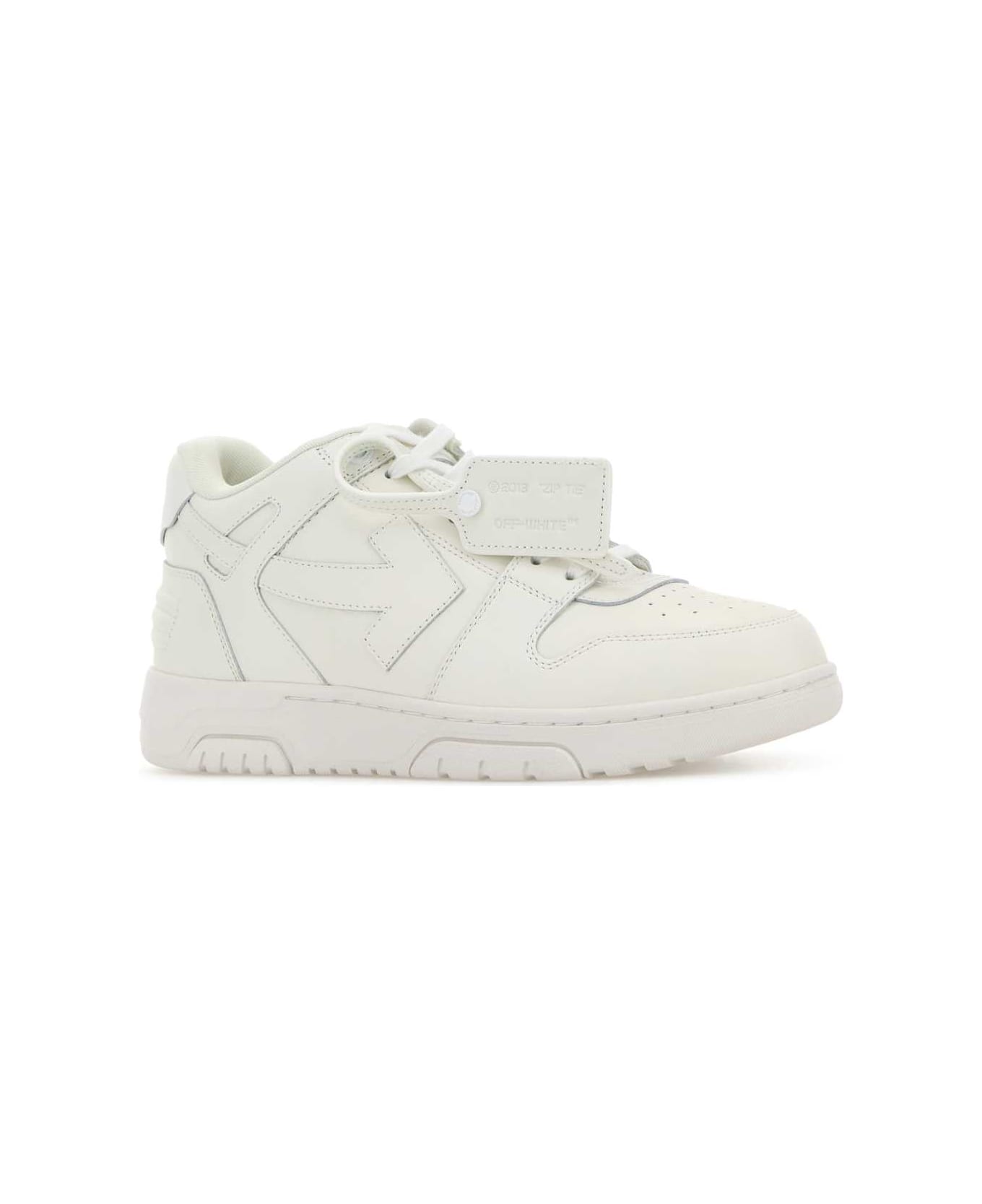 Off-White White Leather Out Of Office Sneakers - WHITE - WHITE