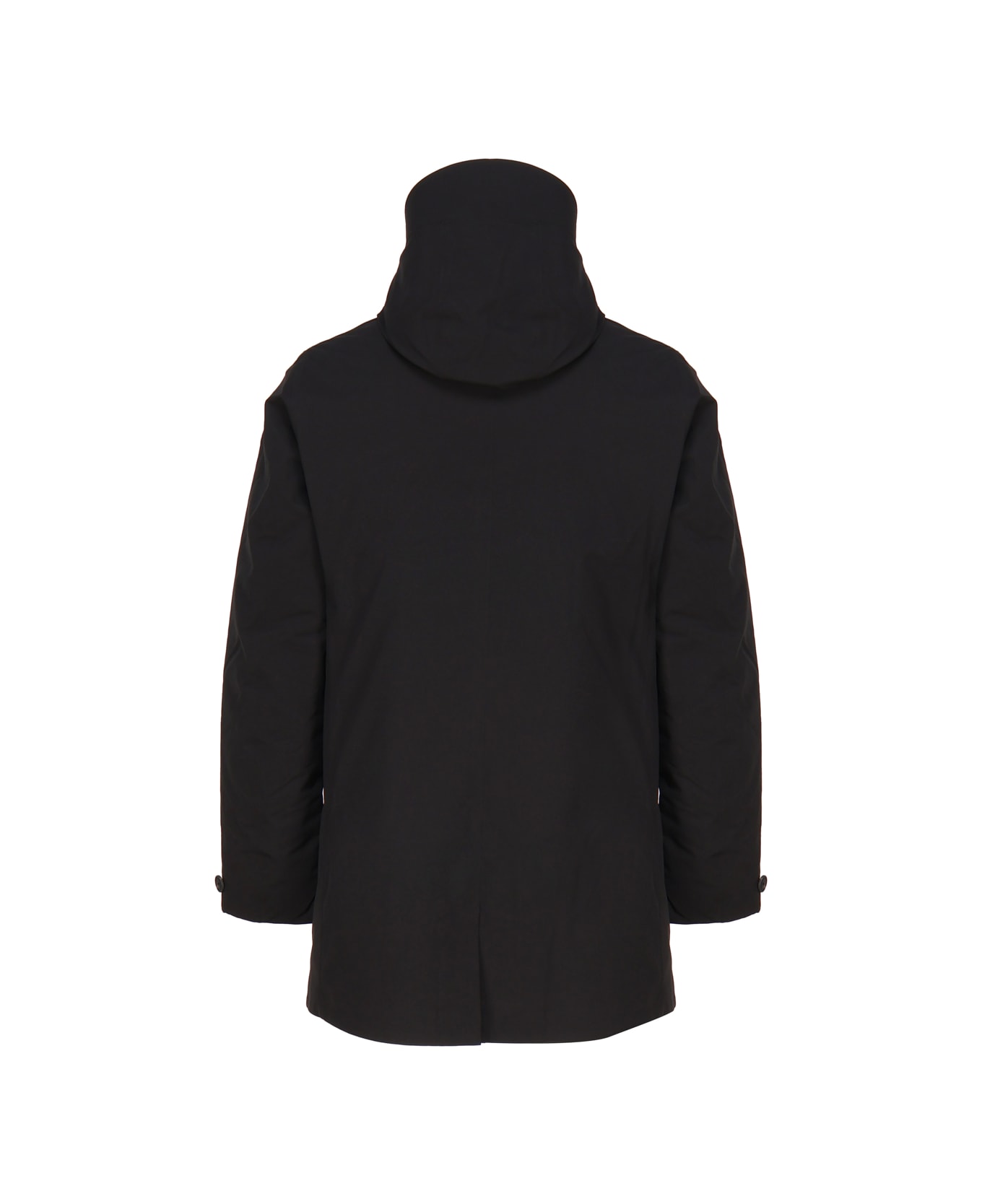 Save the Duck Coat With Hood - Black