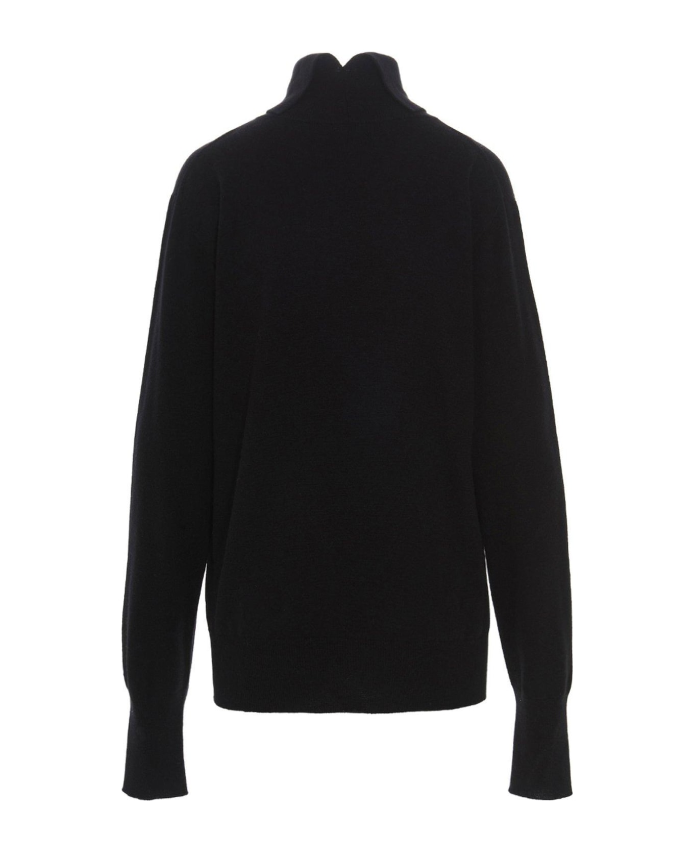 Jil Sander High-neck Plain Knit Sweater