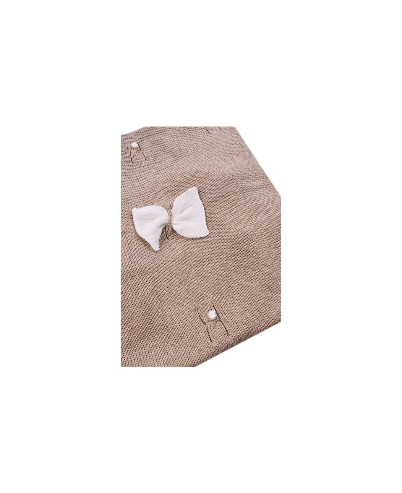 Piccola Giuggiola Cotton Blanket - Brown アクセサリー＆ギフト