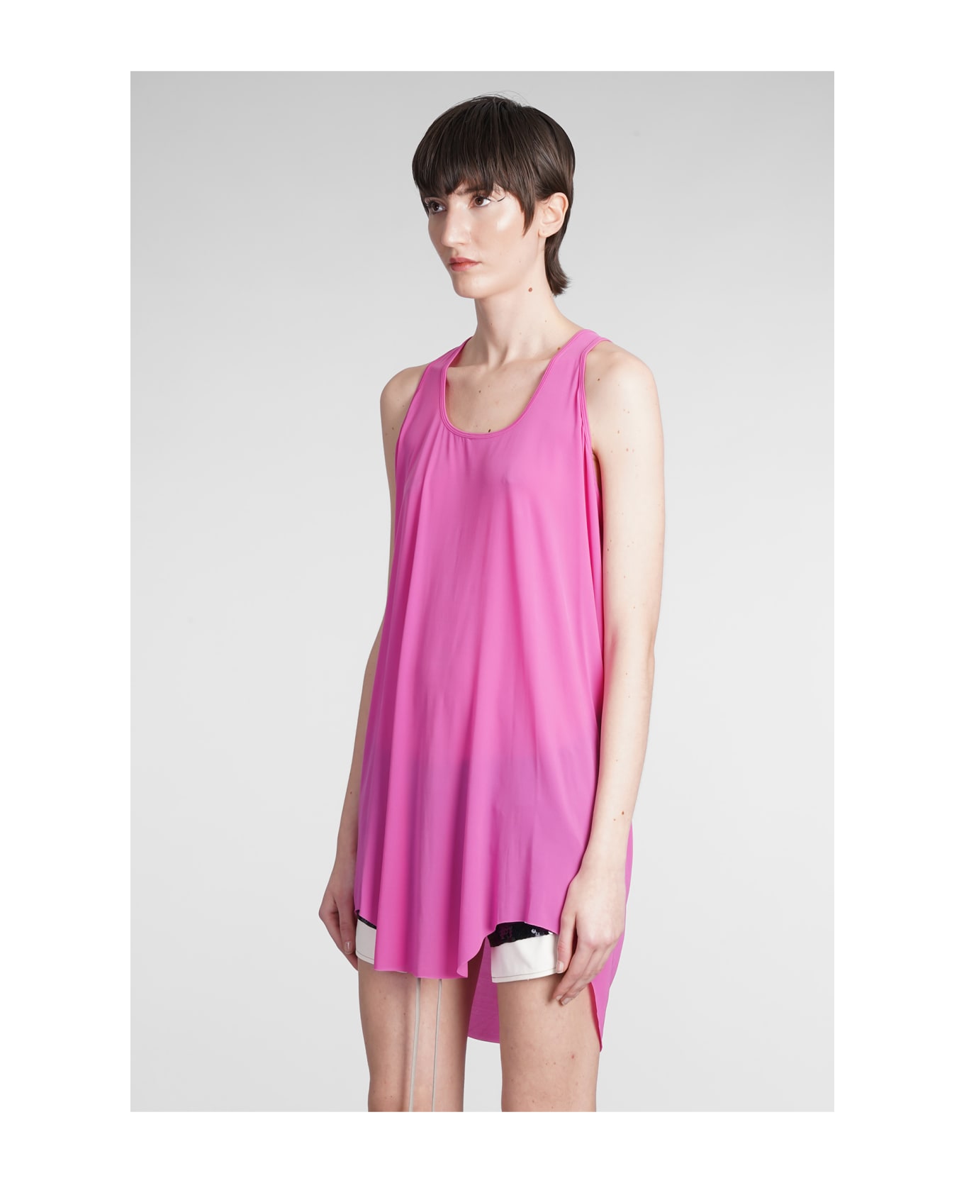 Rick Owens Topwear In Fuxia Polyamide Polyester - Pink