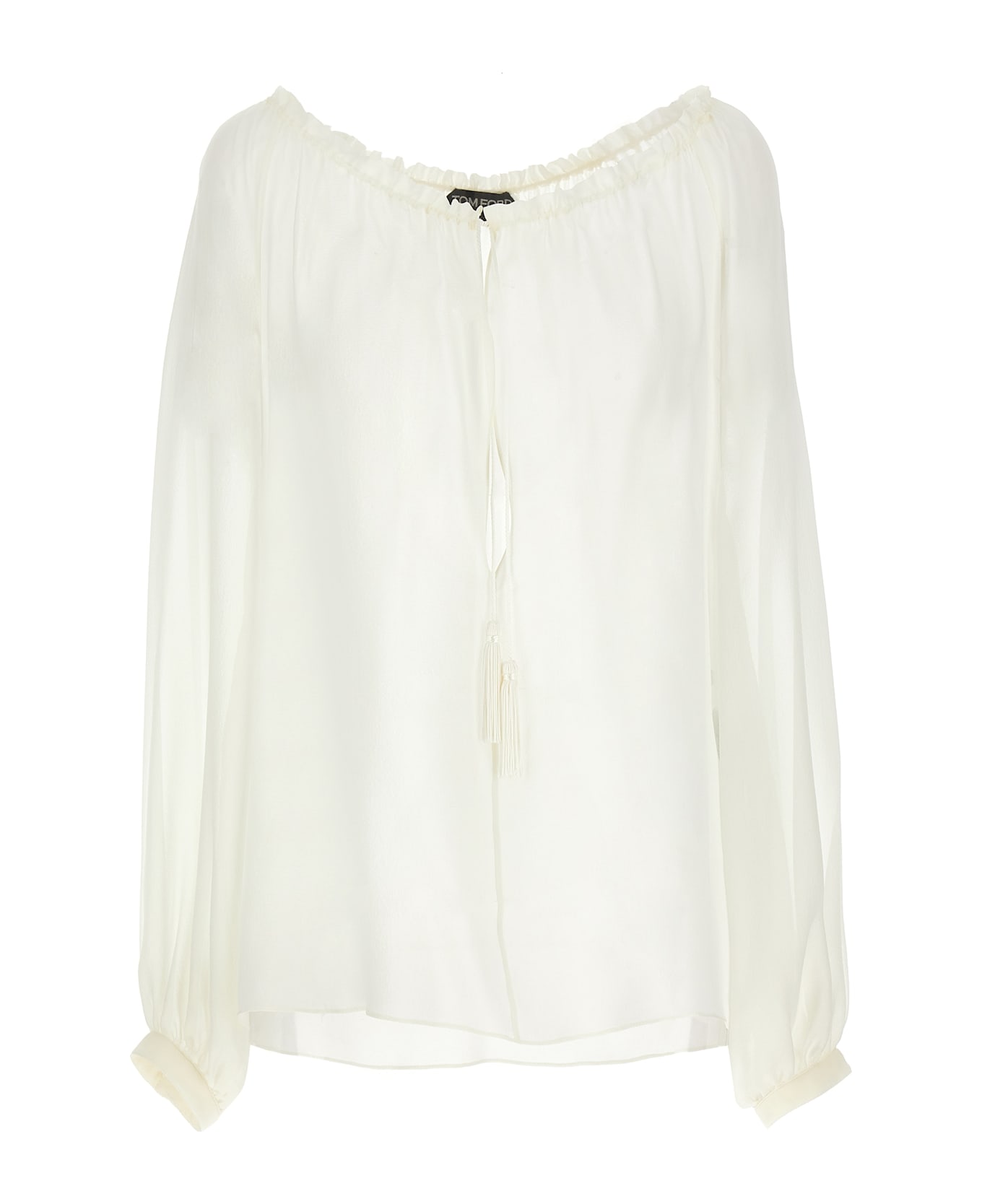 Tom Ford Silk Blouse - White