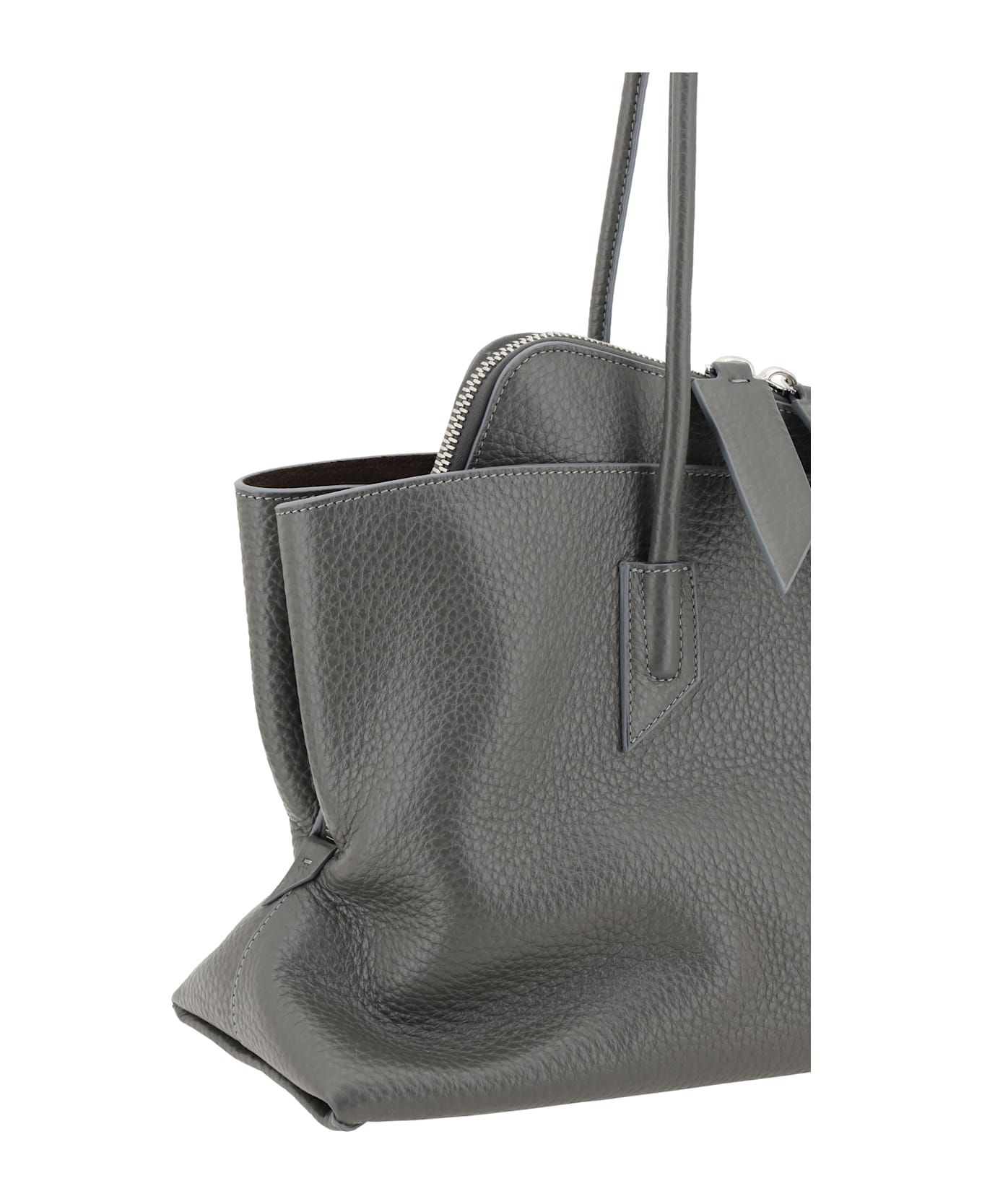 The Attico La Passeggiata Shoulder Bag - Grey