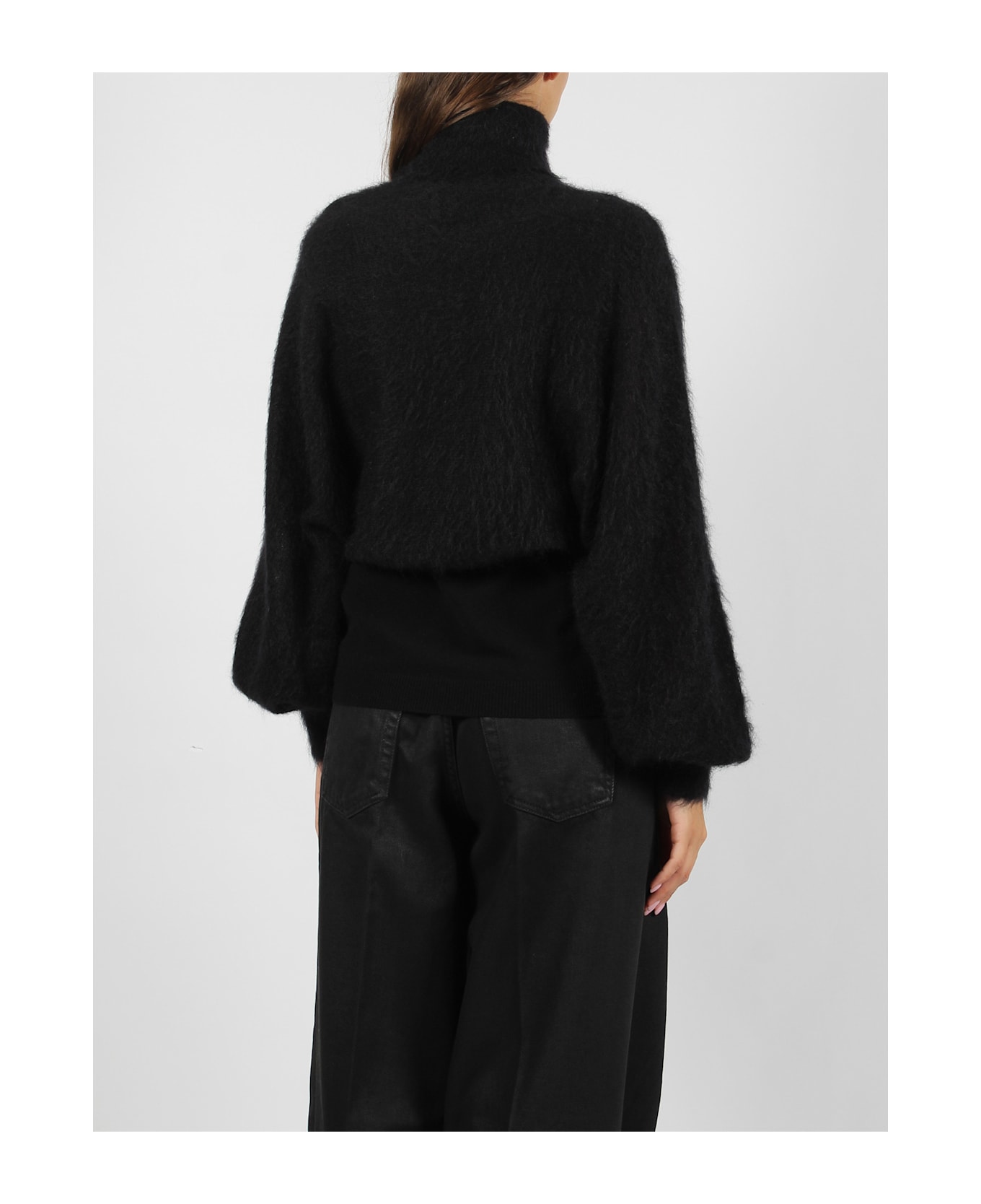 Alberta Ferretti Turtleneck Sweater - Black