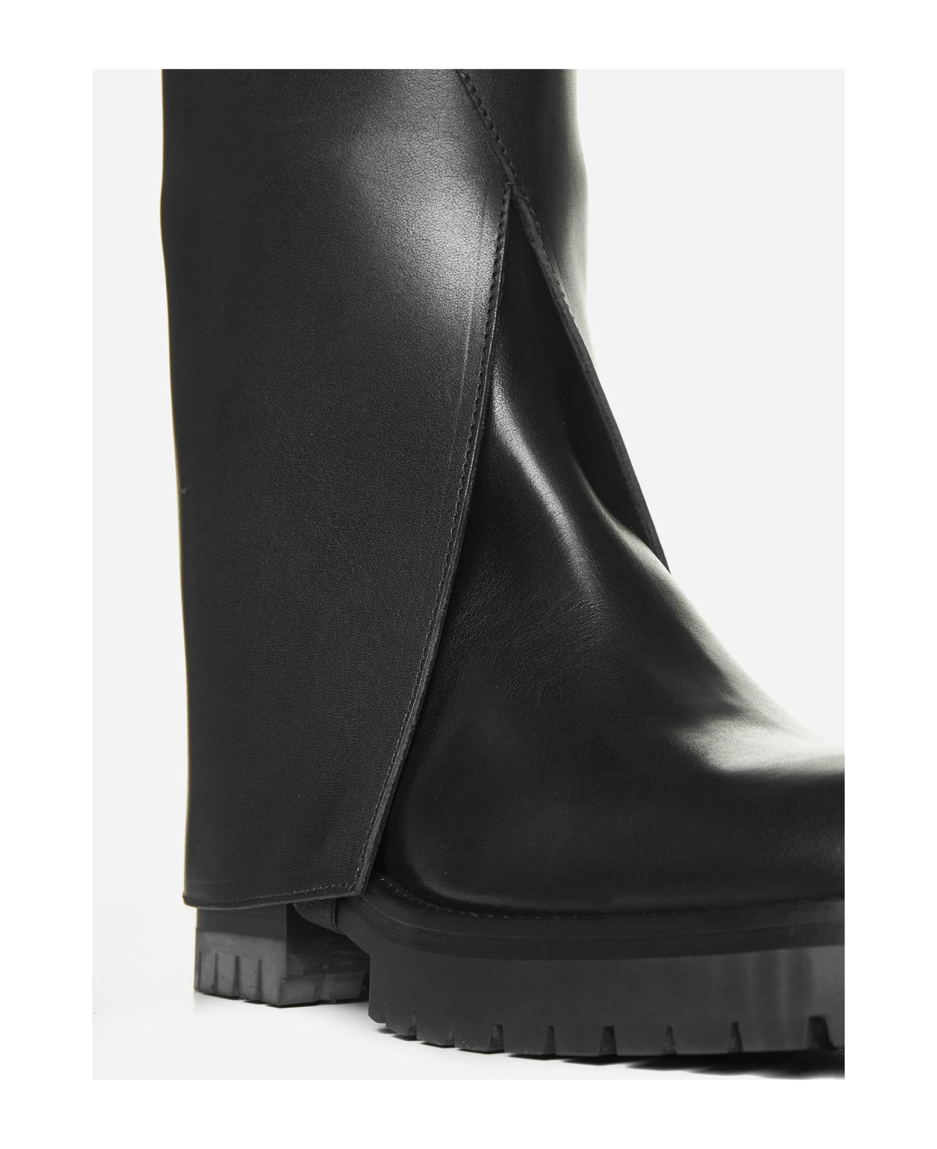 Ann Demeulemeester Jay Leather Boots - BLACK ブーツ
