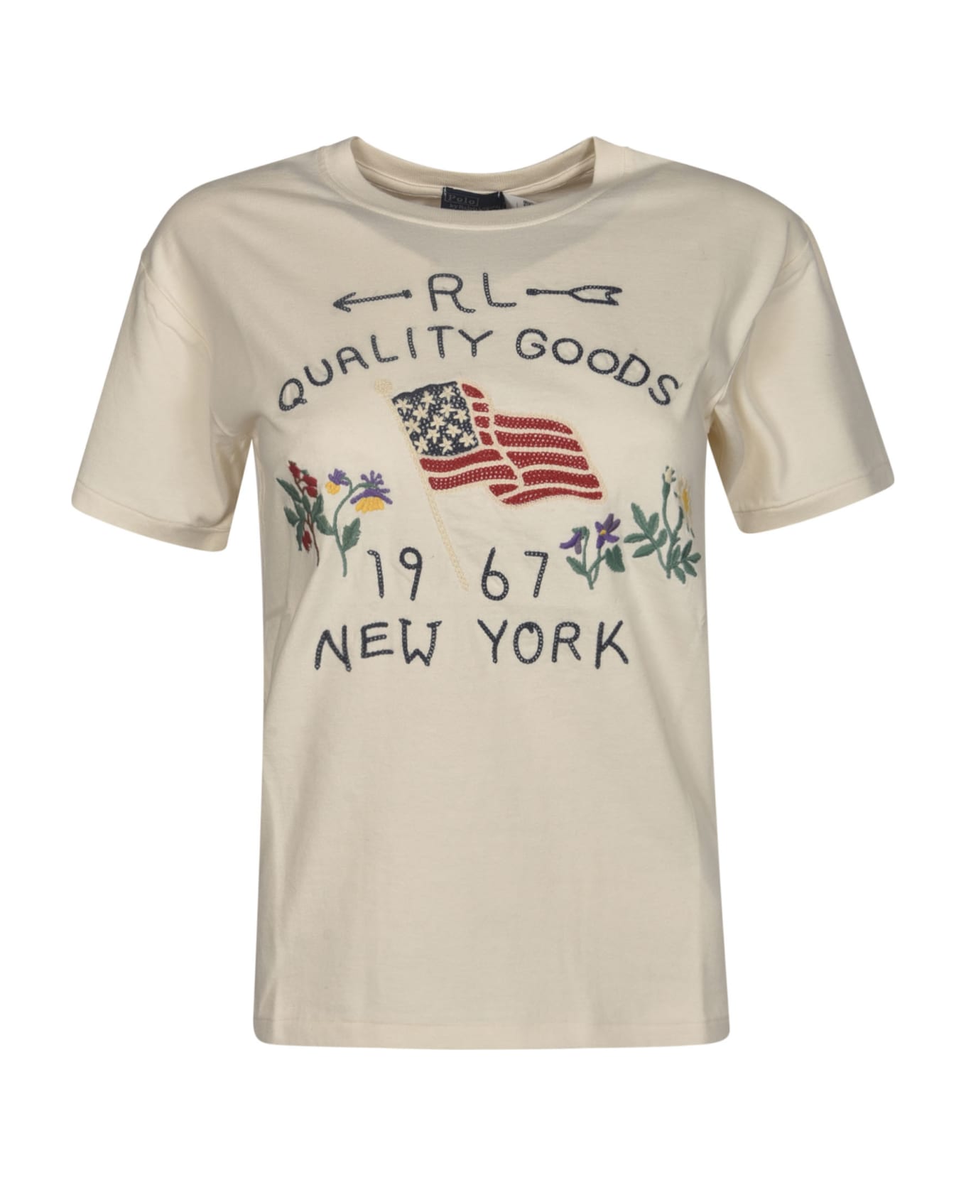 Polo Ralph Lauren Quality Goods T-shirt - Cream Tシャツ