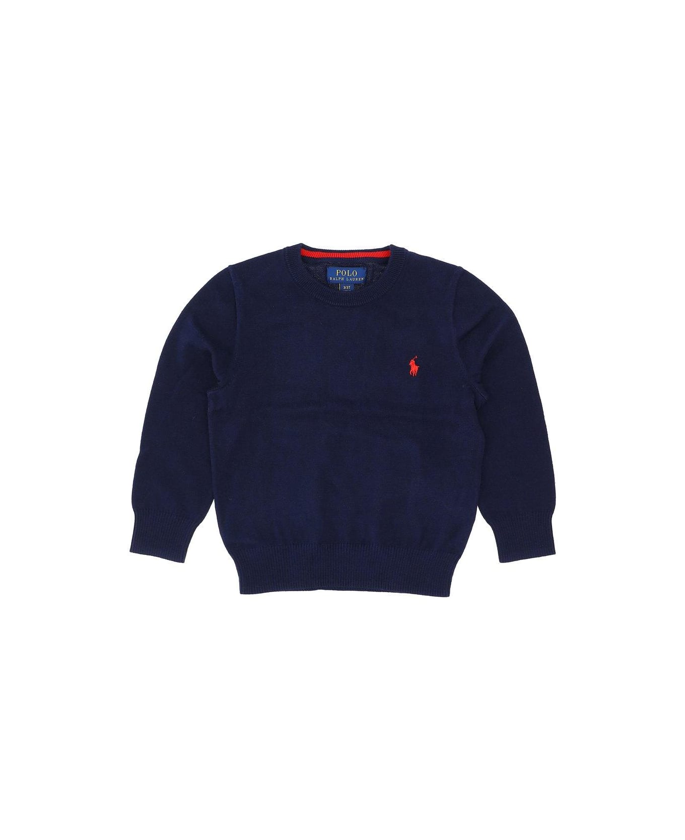 Polo Ralph Lauren Logo-embroidered Crewneck Sweatshirt - Blue