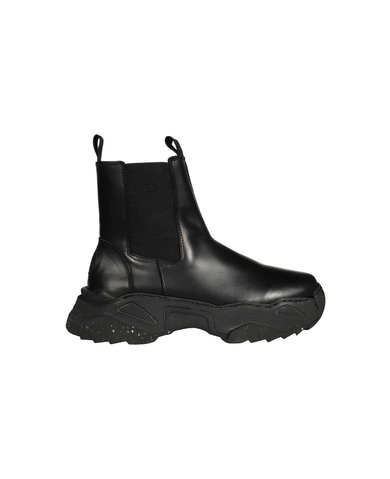 Vivienne Westwood Leather Chelsea Boots - black