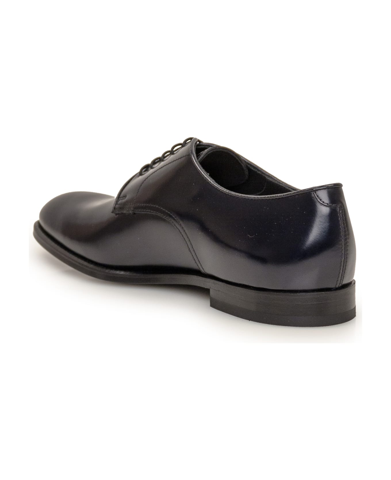 Doucal's Derby Lace-up - BLU FDO NERO