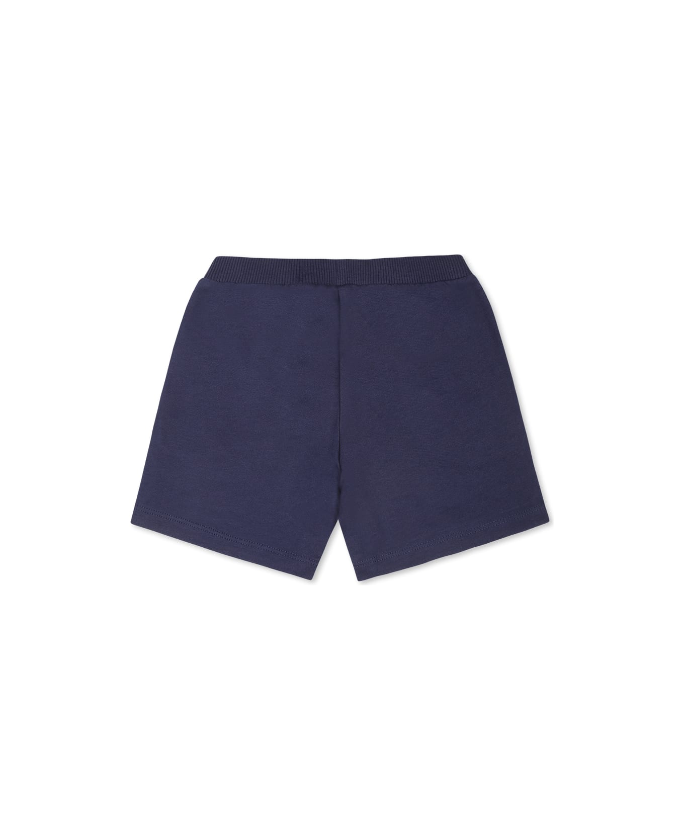 Moschino Blue Shorts For Baby Boy With Teddy Bear - Blue