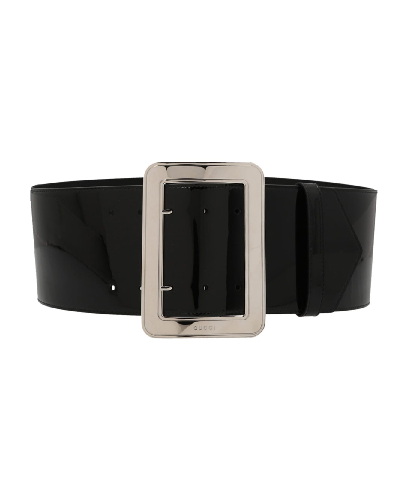 Gucci Painted Leather Belt - Black  