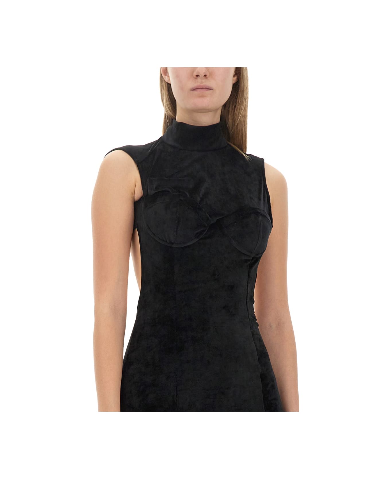 GCDS Mini Dress - BLACK ワンピース＆ドレス