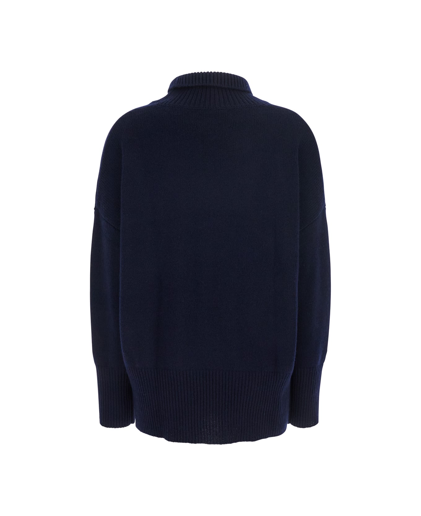Lisa Yang 
heidi
 Blue Turtleneck Knit Sweater In Cashmere Woman - Blue
