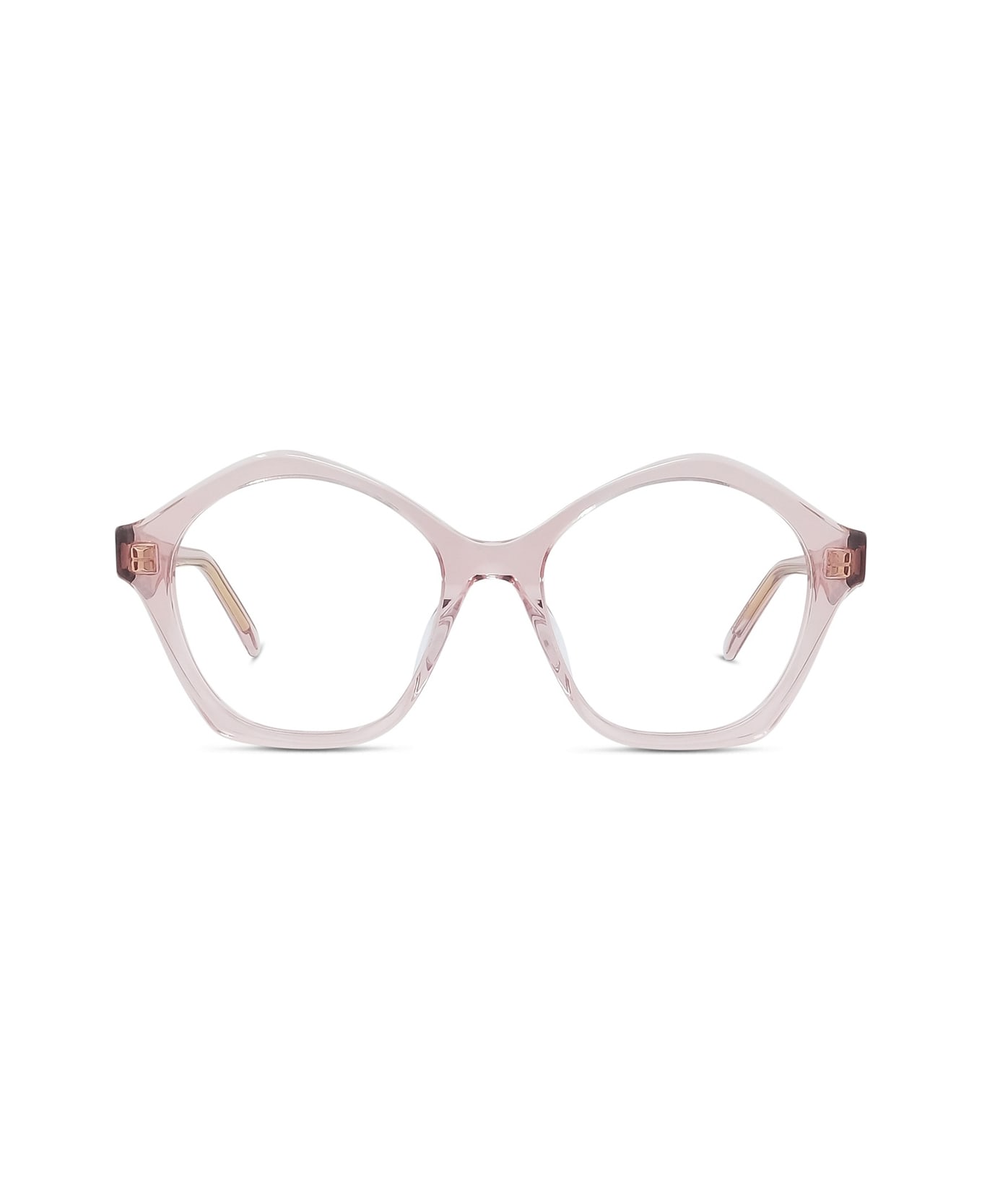 Loewe Lw50053i Curvy 072 Transparent Pink Glasses - Rosa