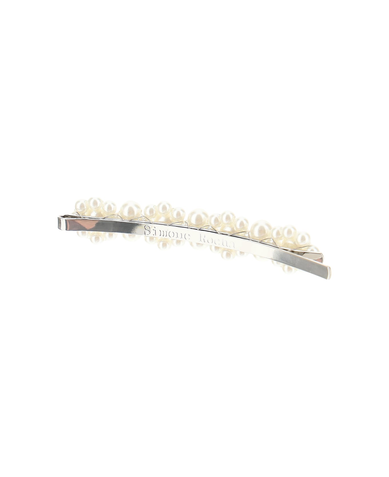 Simone Rocha Flower Hair Clip - PEARL (White)