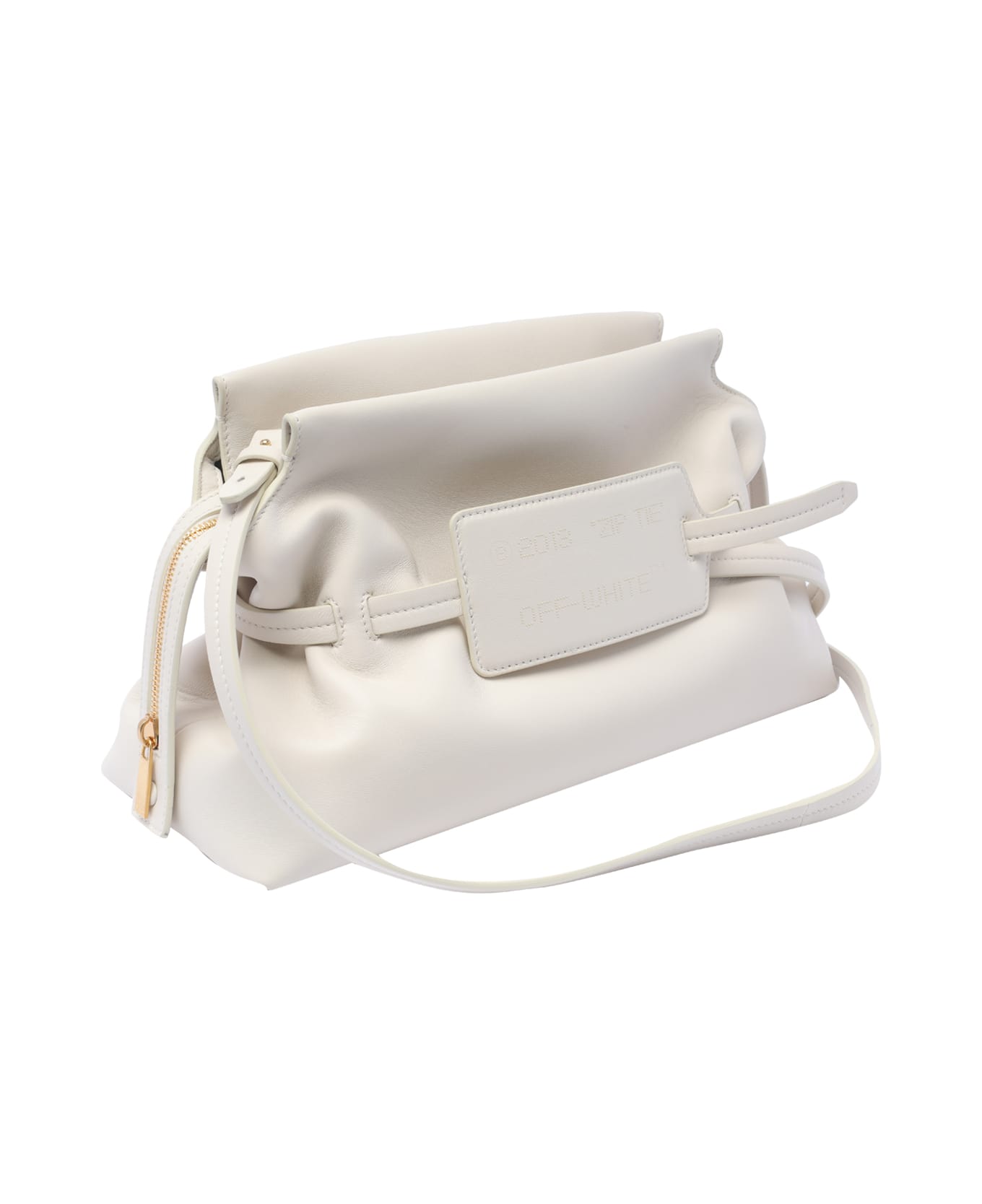 Off-White Clutch Bag With Zip-tie Label - WHITE ショルダーバッグ
