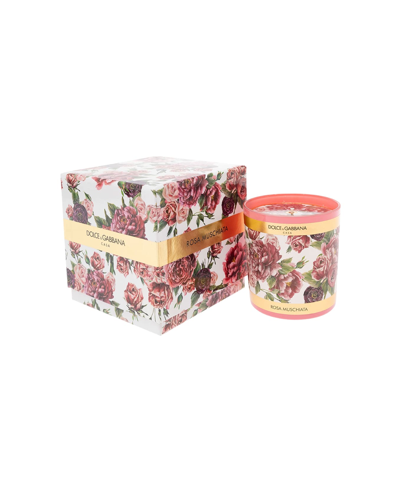 Dolce & Gabbana Musk Rose Scented Candle - Pink