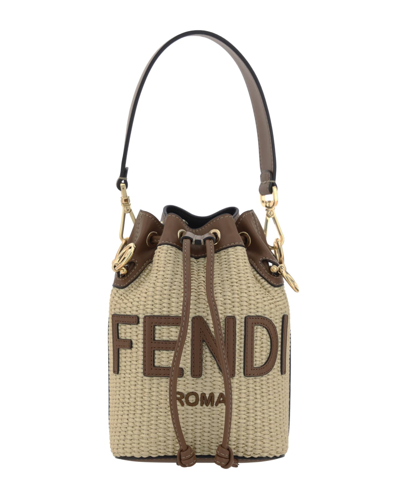 Fendi Mini Icons Bucket Bag - Alchemy+gianduia+os