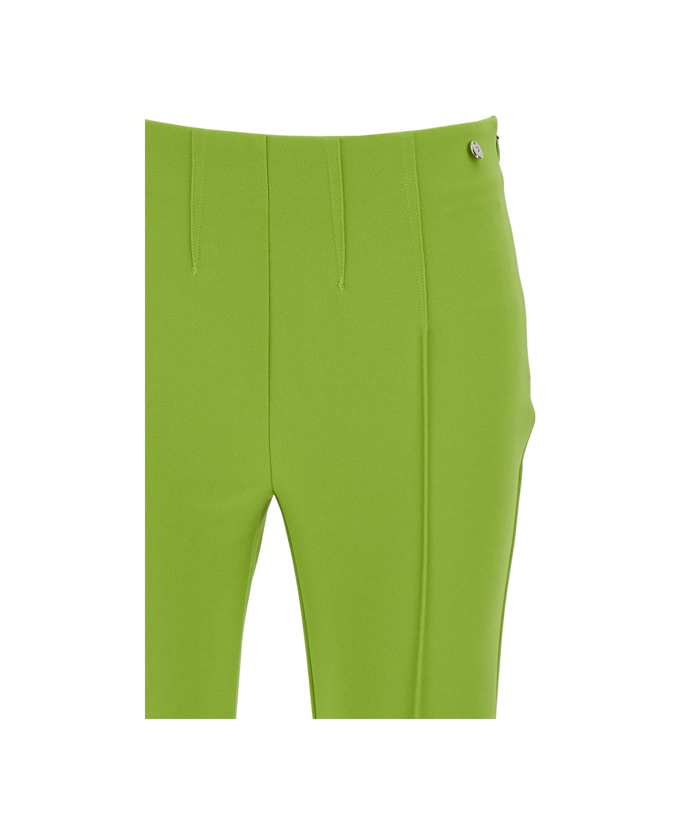 Liu-Jo Tailored High Waisted Green Pants In Stretch Fabric Woman Liu-Jo - GREEN ボトムス