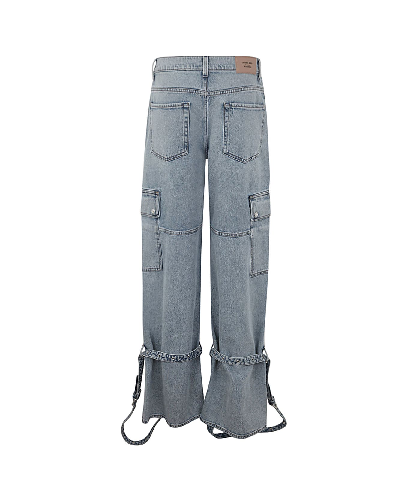 7 For All Mankind Chiara Biasi X 7fam The Belted Cargo Arctic - Light Blue