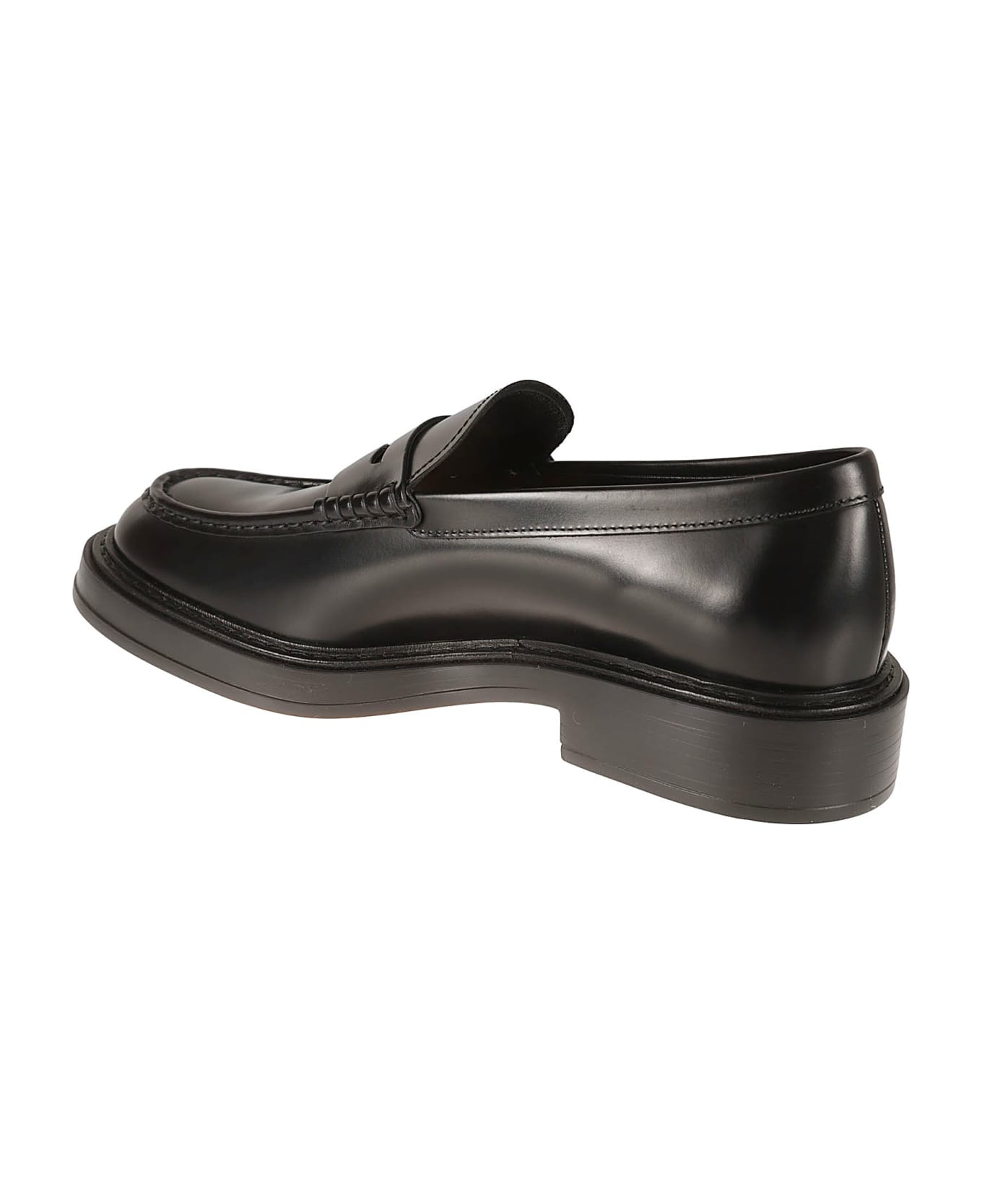 Tod's Logo Slip-on Derby Shoes - Black