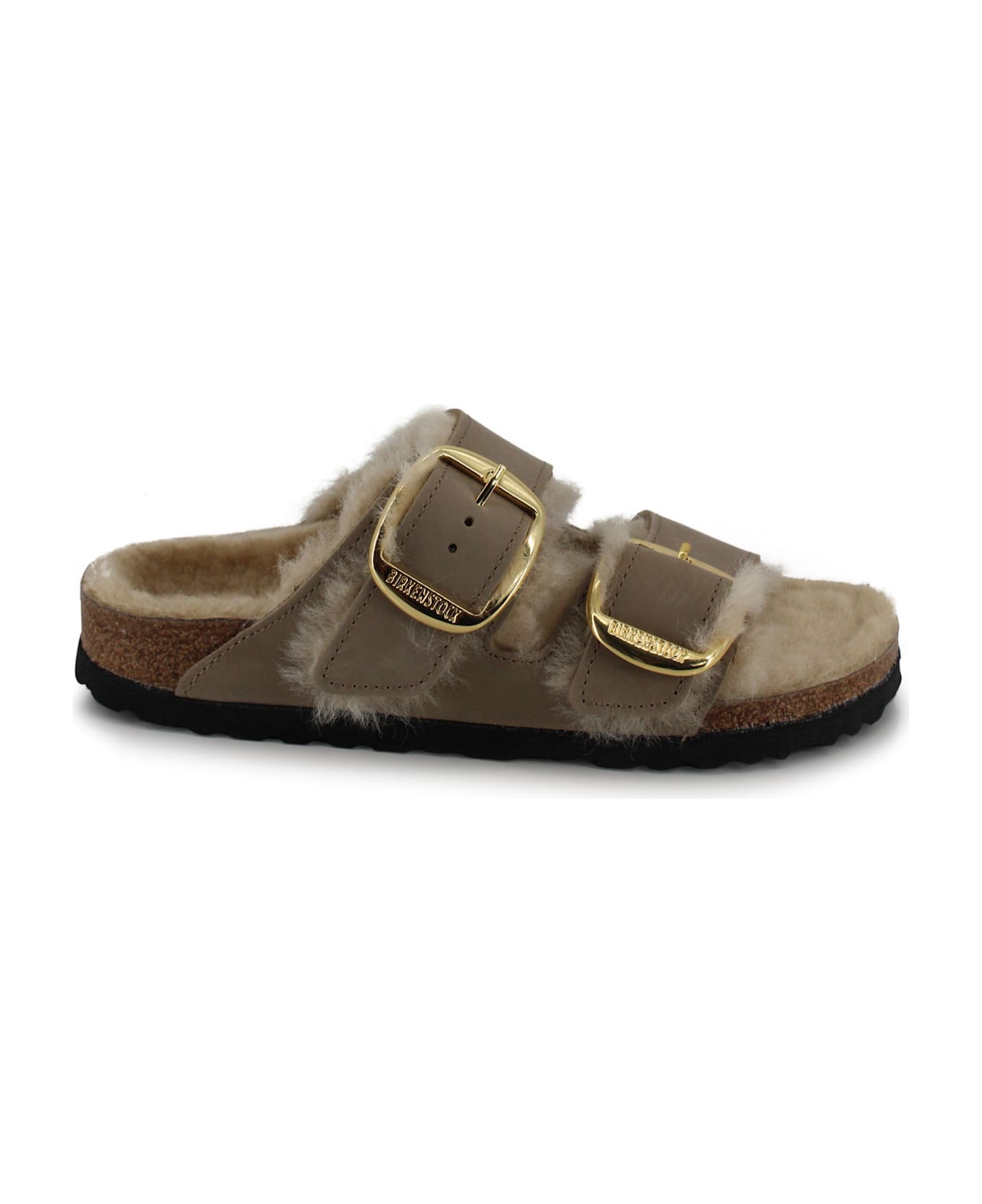 Birkenstock Arizona With Fur - Brown