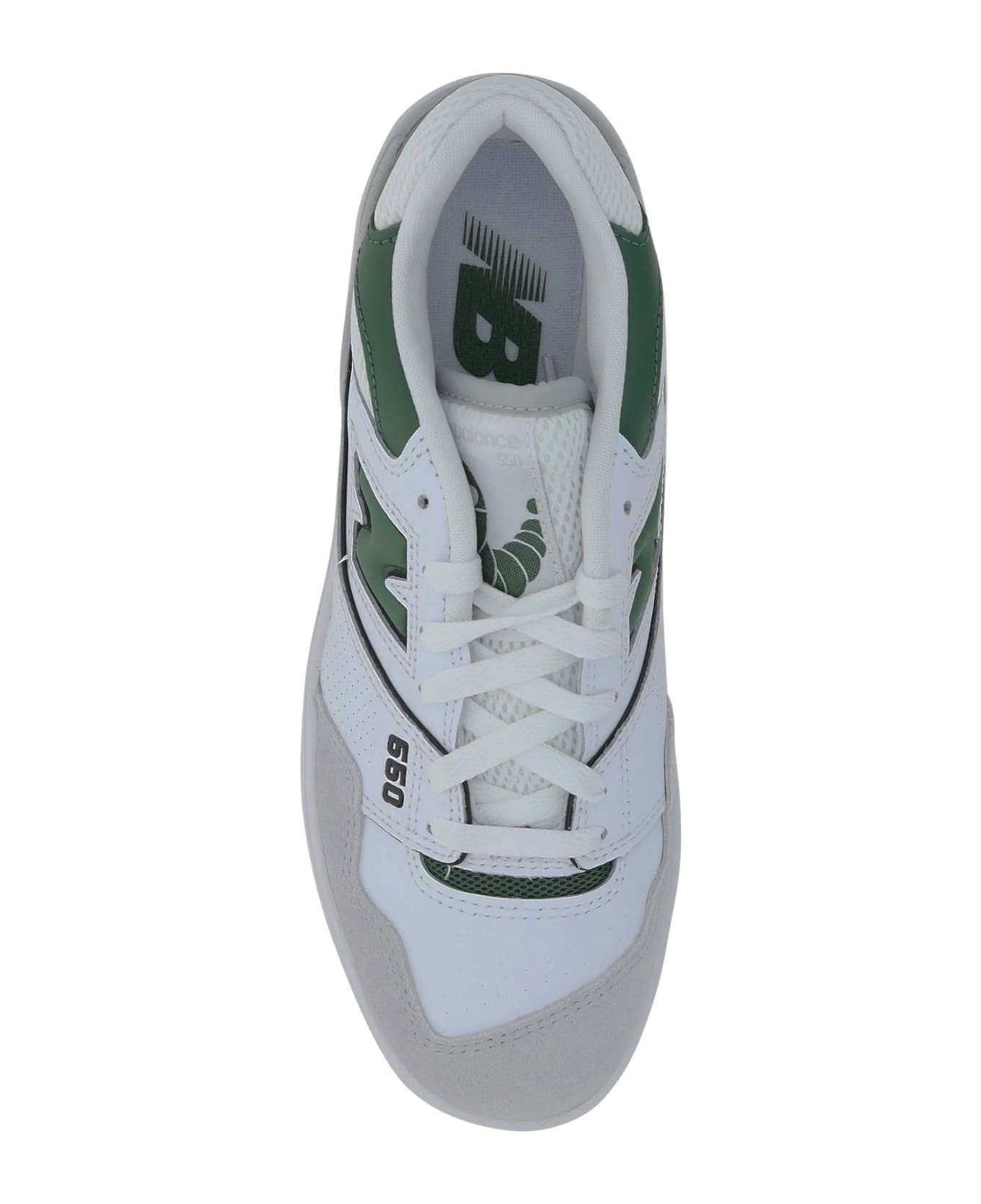 New Balance 550 Sneakers - White/green