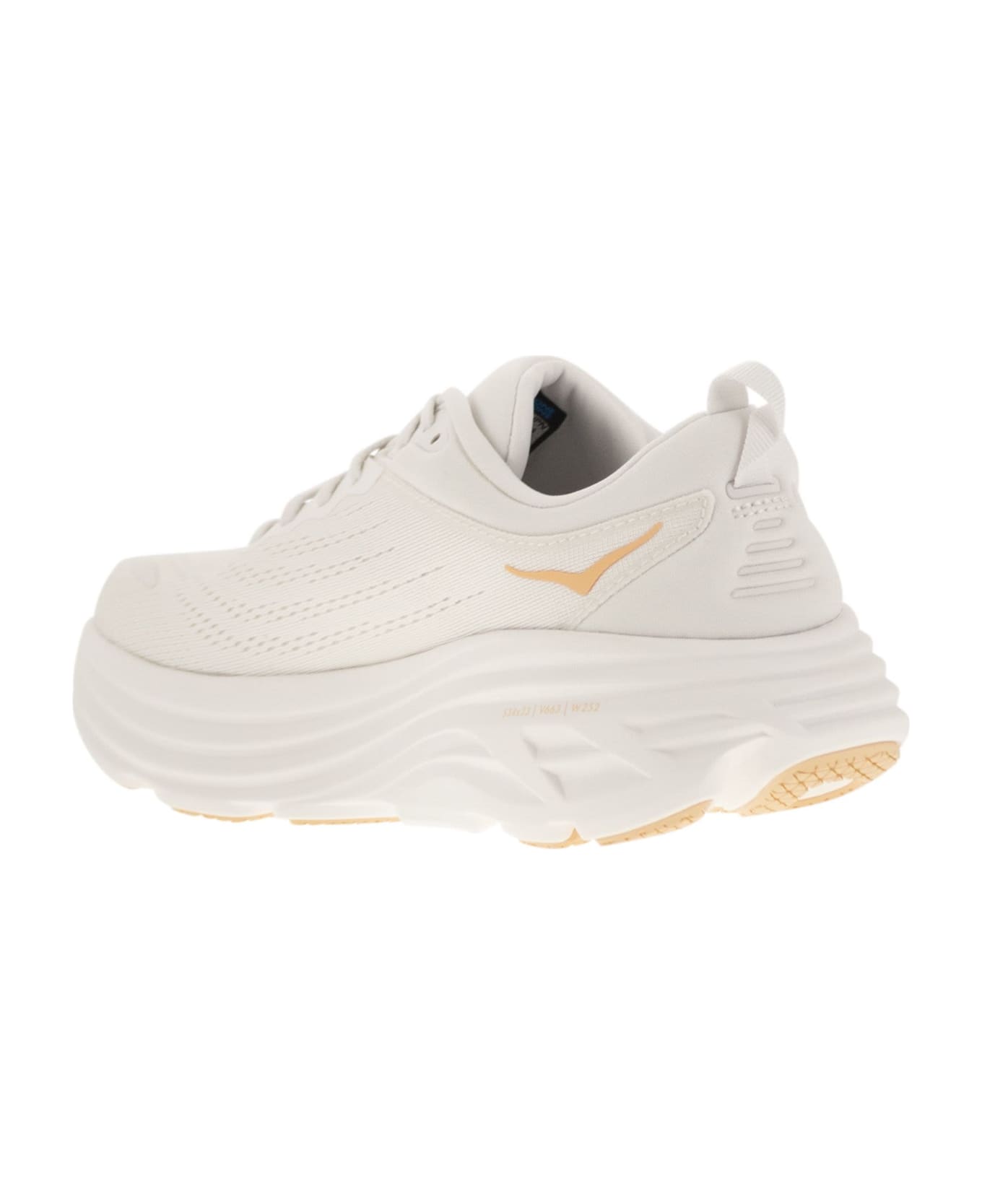 Hoka Bondi 8 - Ultra-shortened Sports Shoe - White