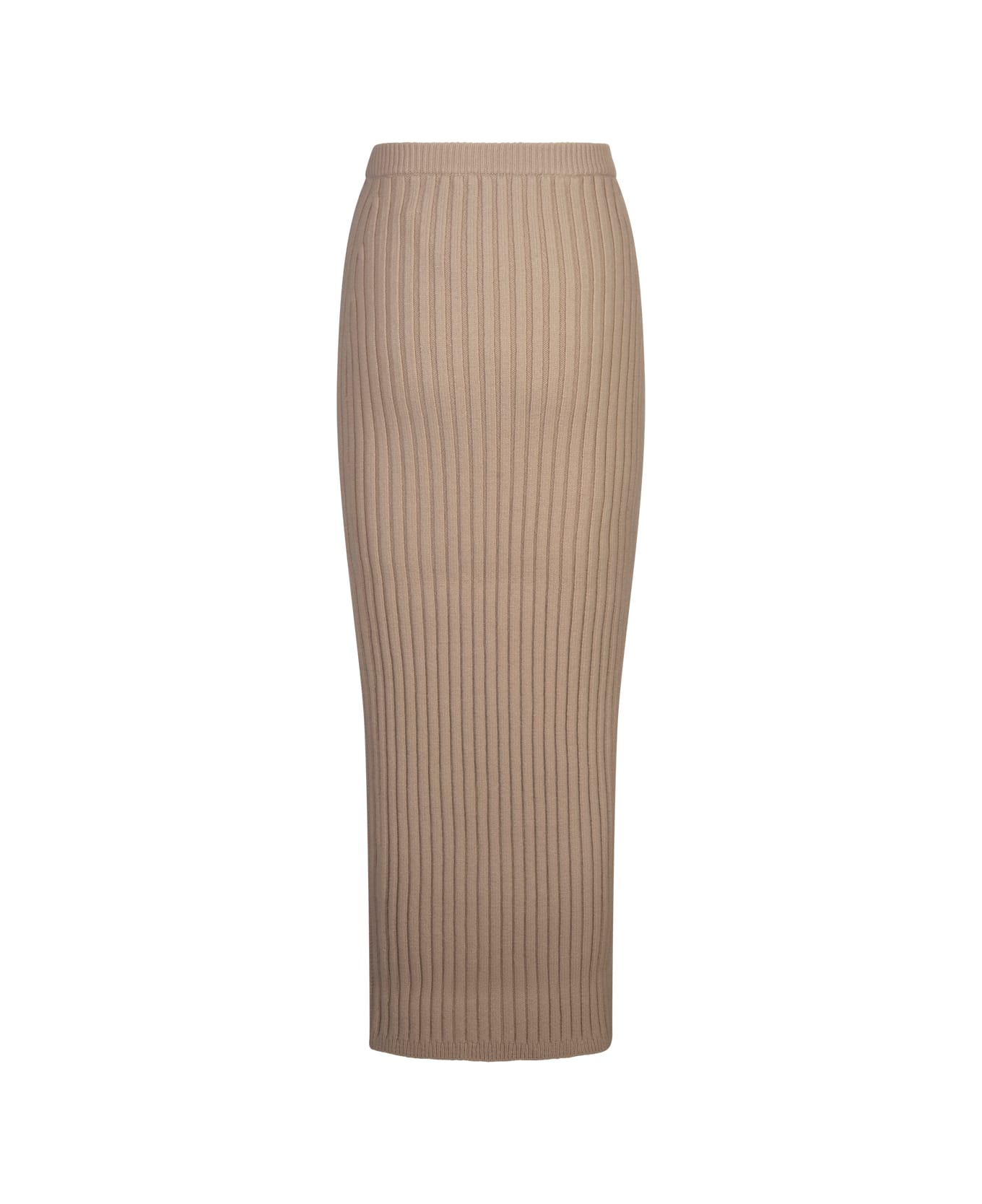 Max Mara Beige Seta Skirt - Brown