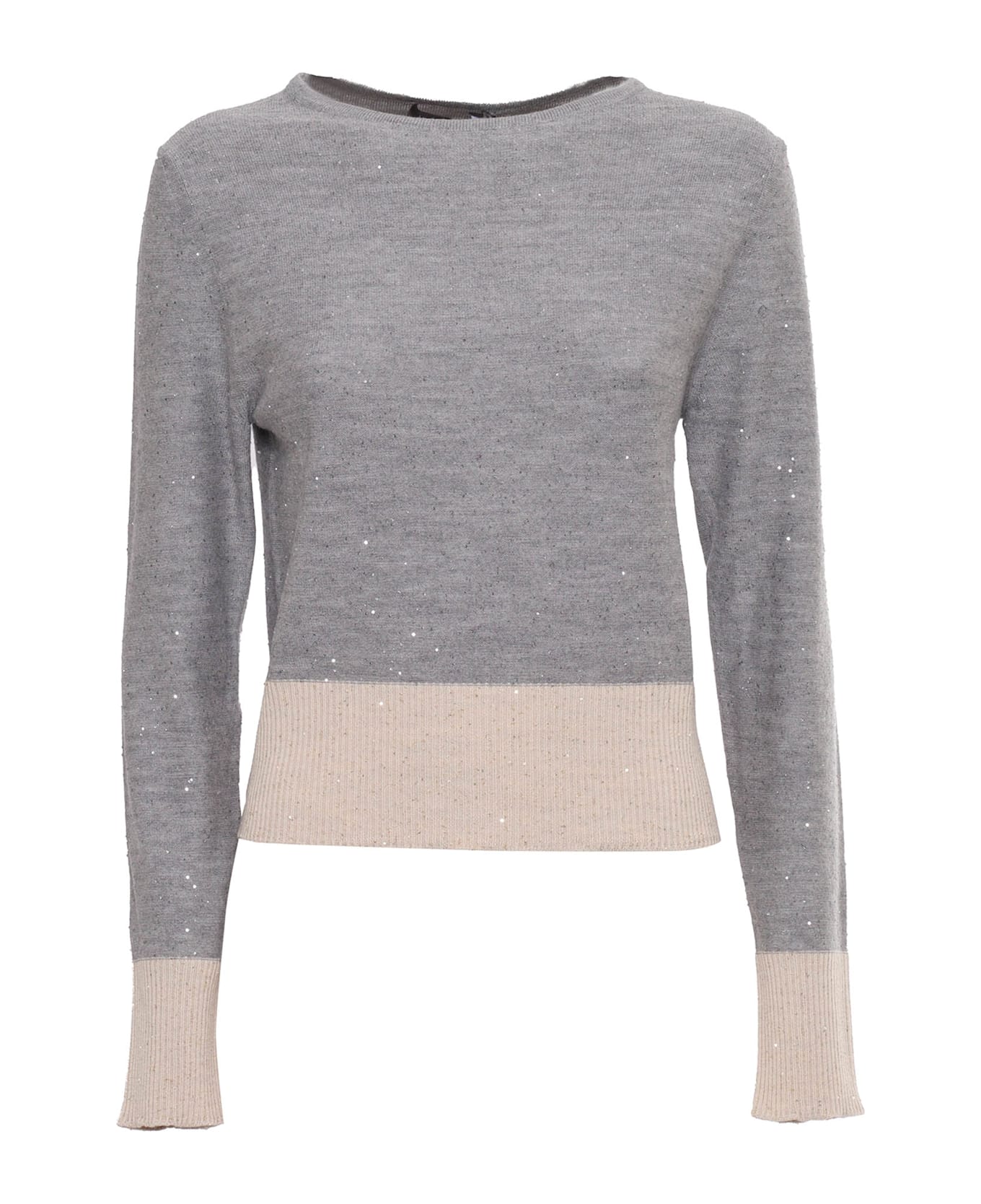 Lorena Antoniazzi Knit Boatneck - GREY