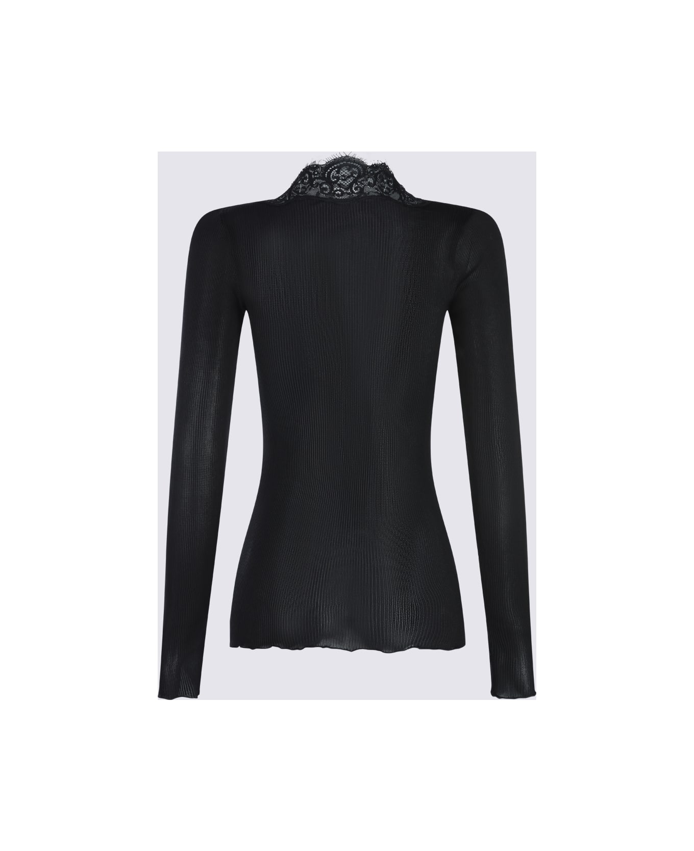 Saint Laurent Black Silk Top - Black