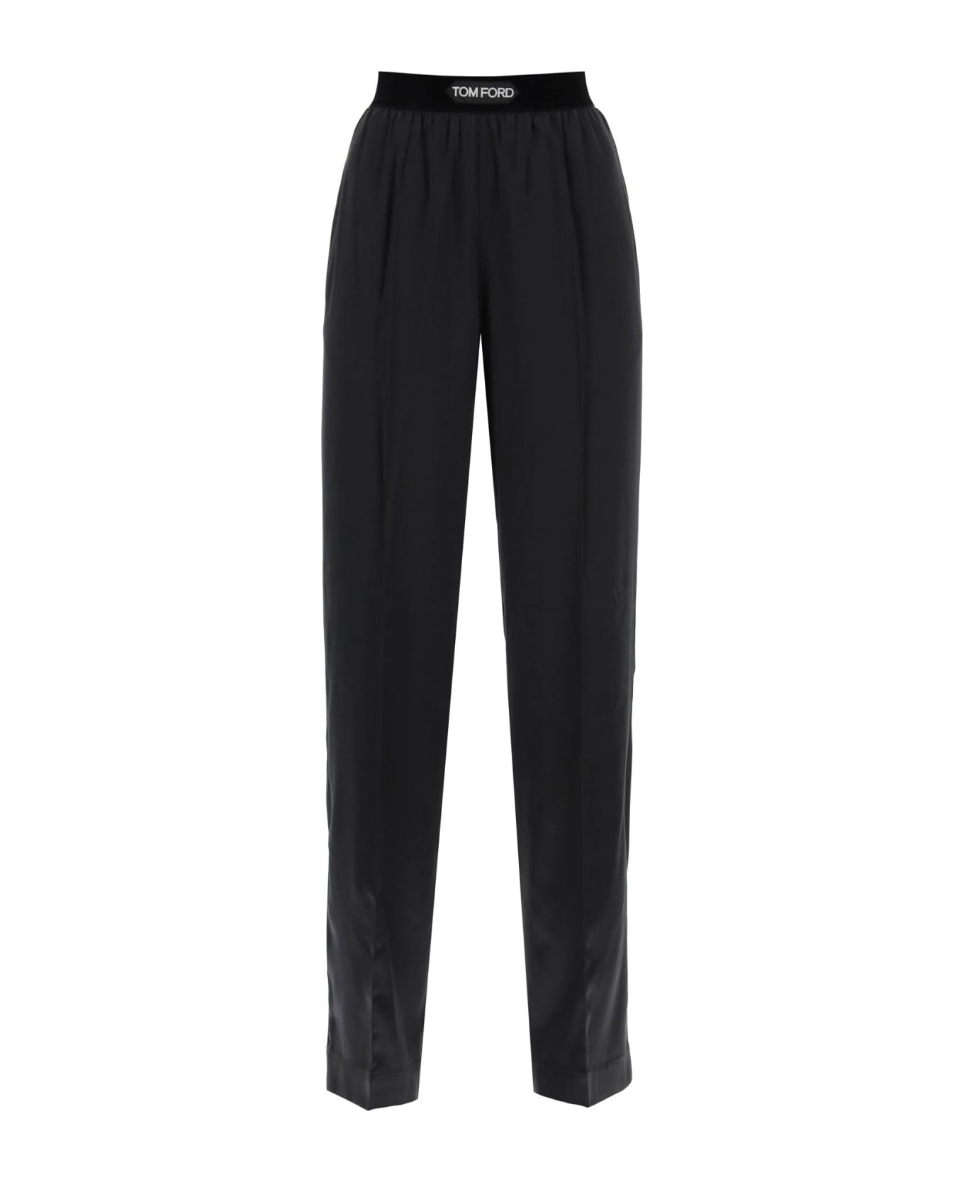 Tom Ford Satin Trousers - black