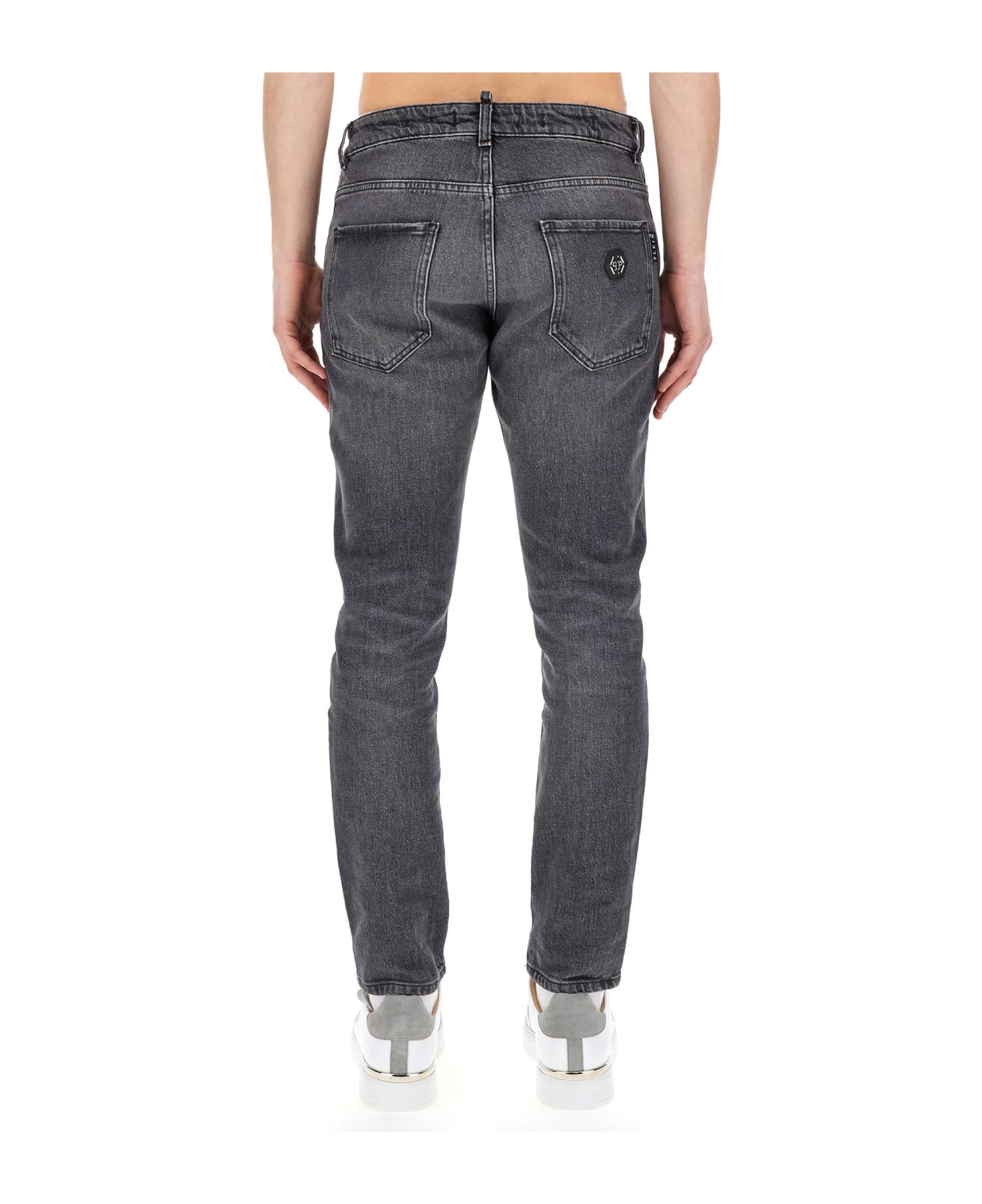 Philipp Plein Skinny Fit Jeans - Grey