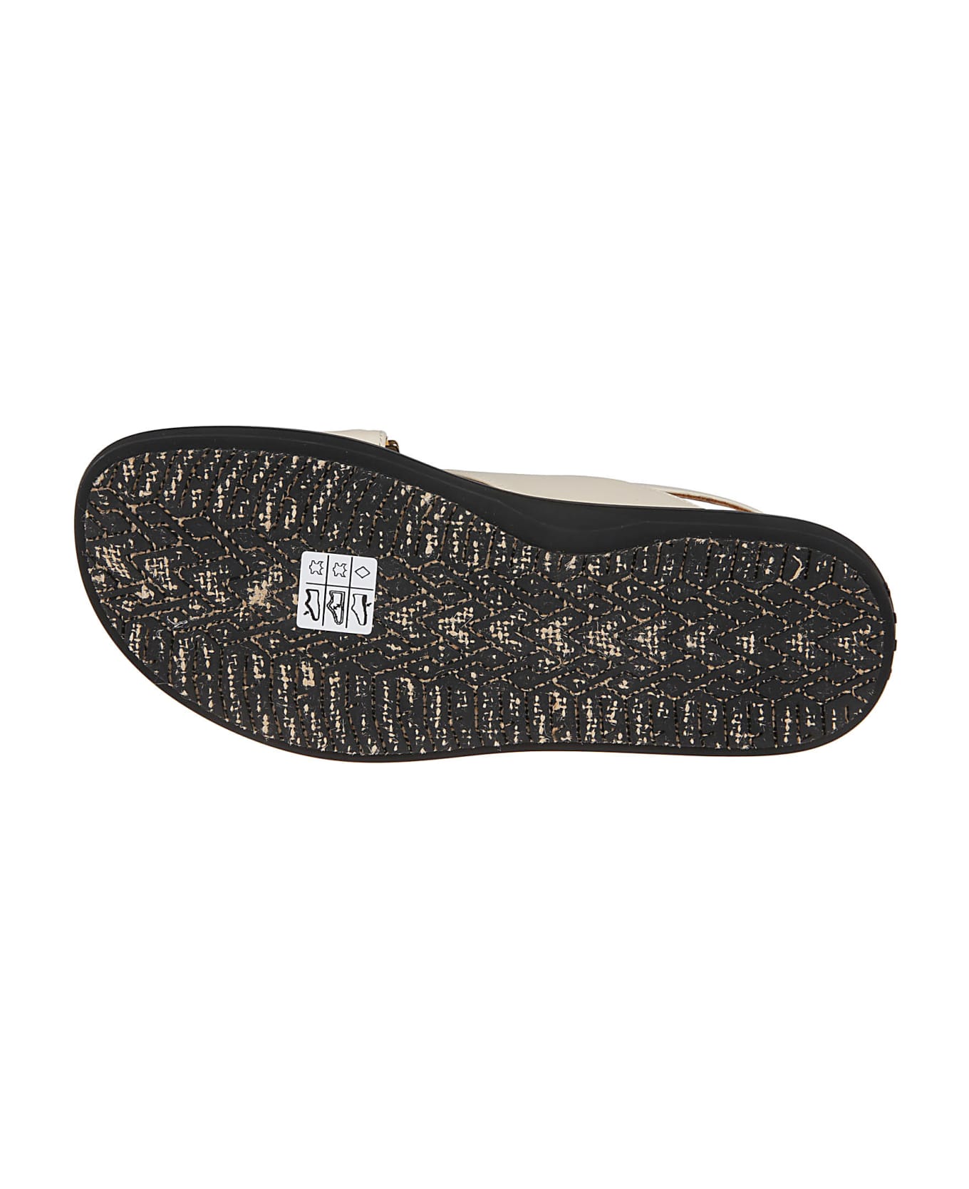 Marni Fussbett Criscross Sandals - Silk White