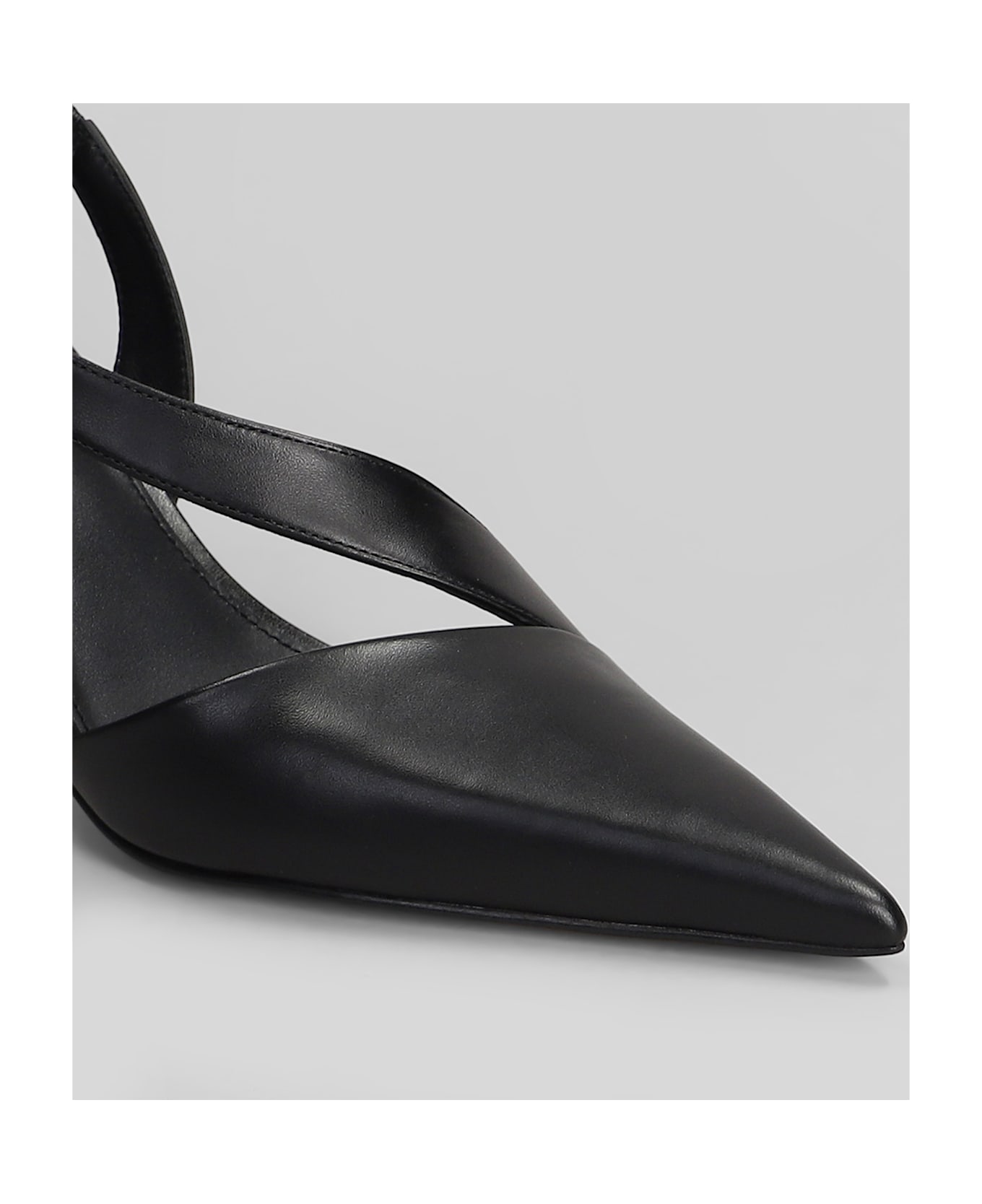 Michael Kors Jaida Pump Pumps In Black Leather - black