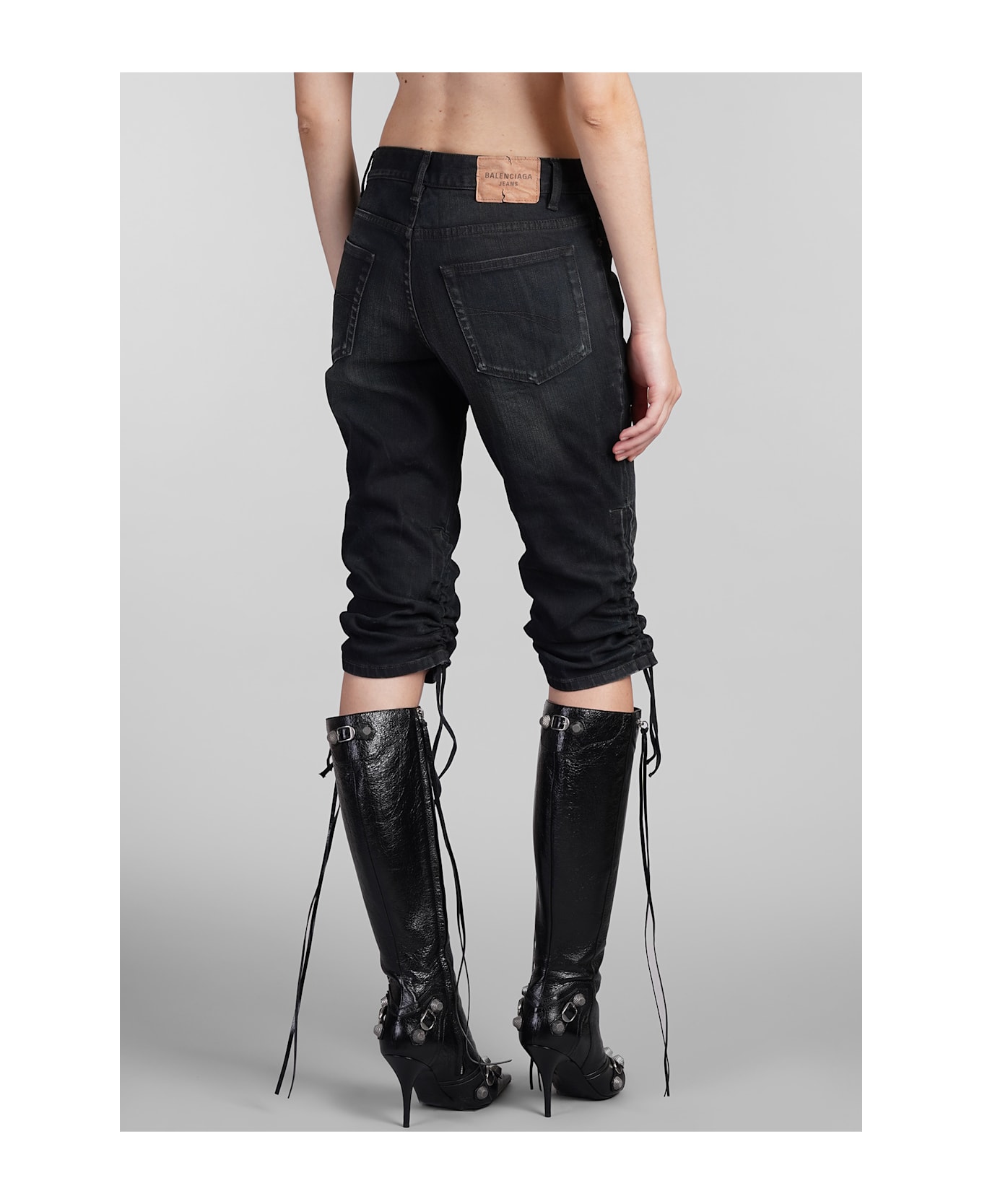 Balenciaga Jeans In Black Cotton - Black