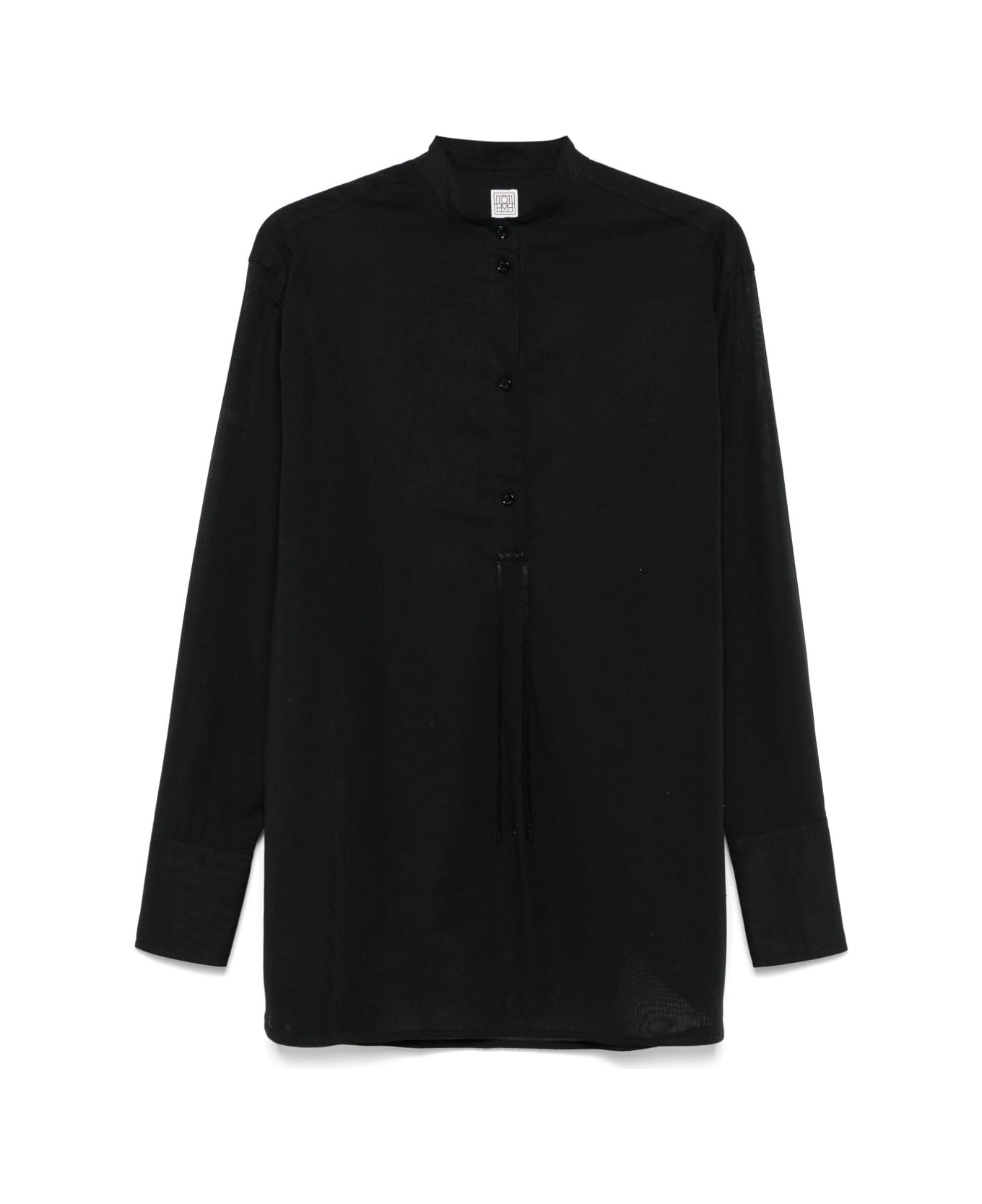 Totême Organic Cotton Blouse - Black